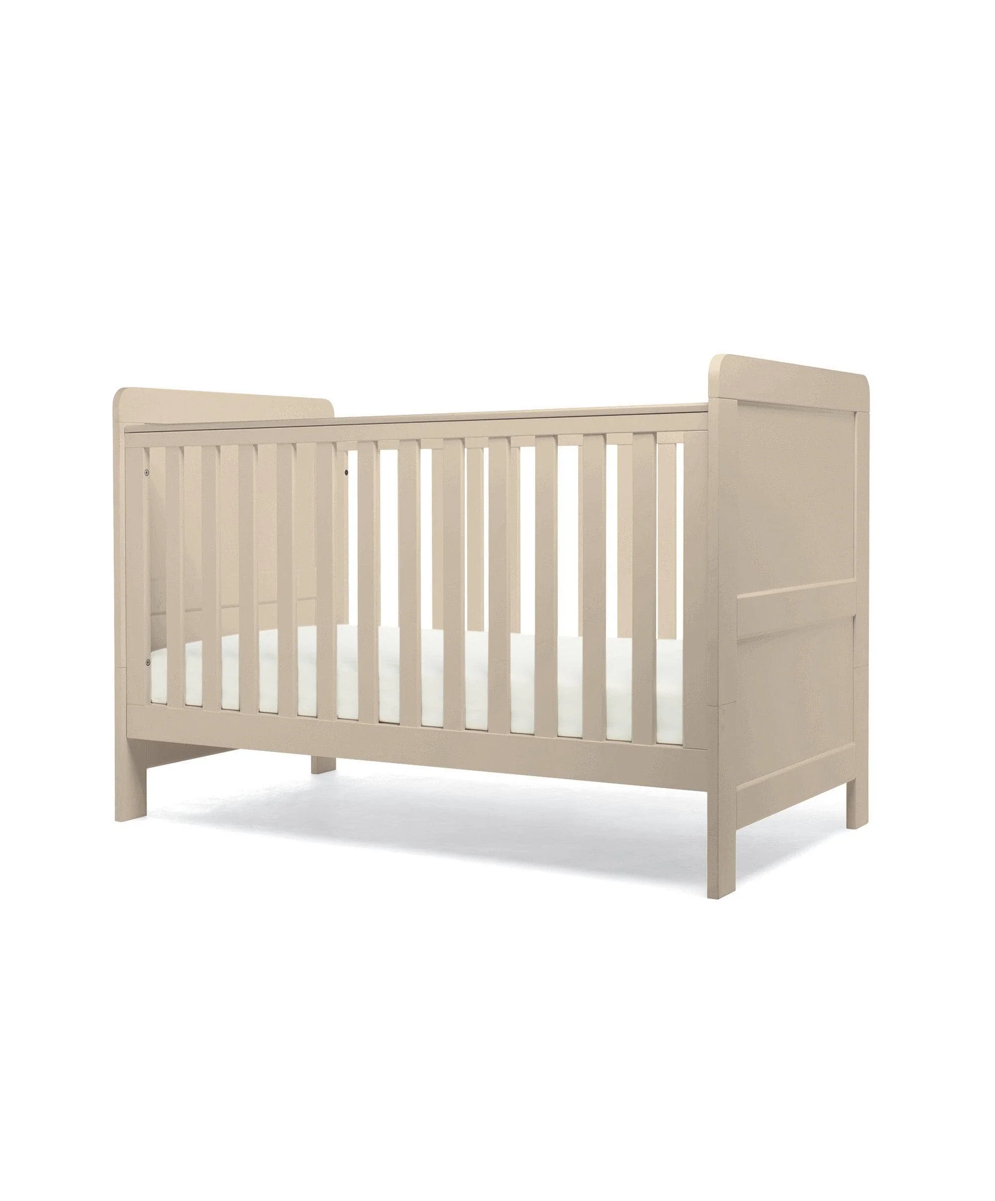 Hampden Cotbed & Premium Pocket Spring Cotbed Mattress Bundle - Cashmere - Image 2