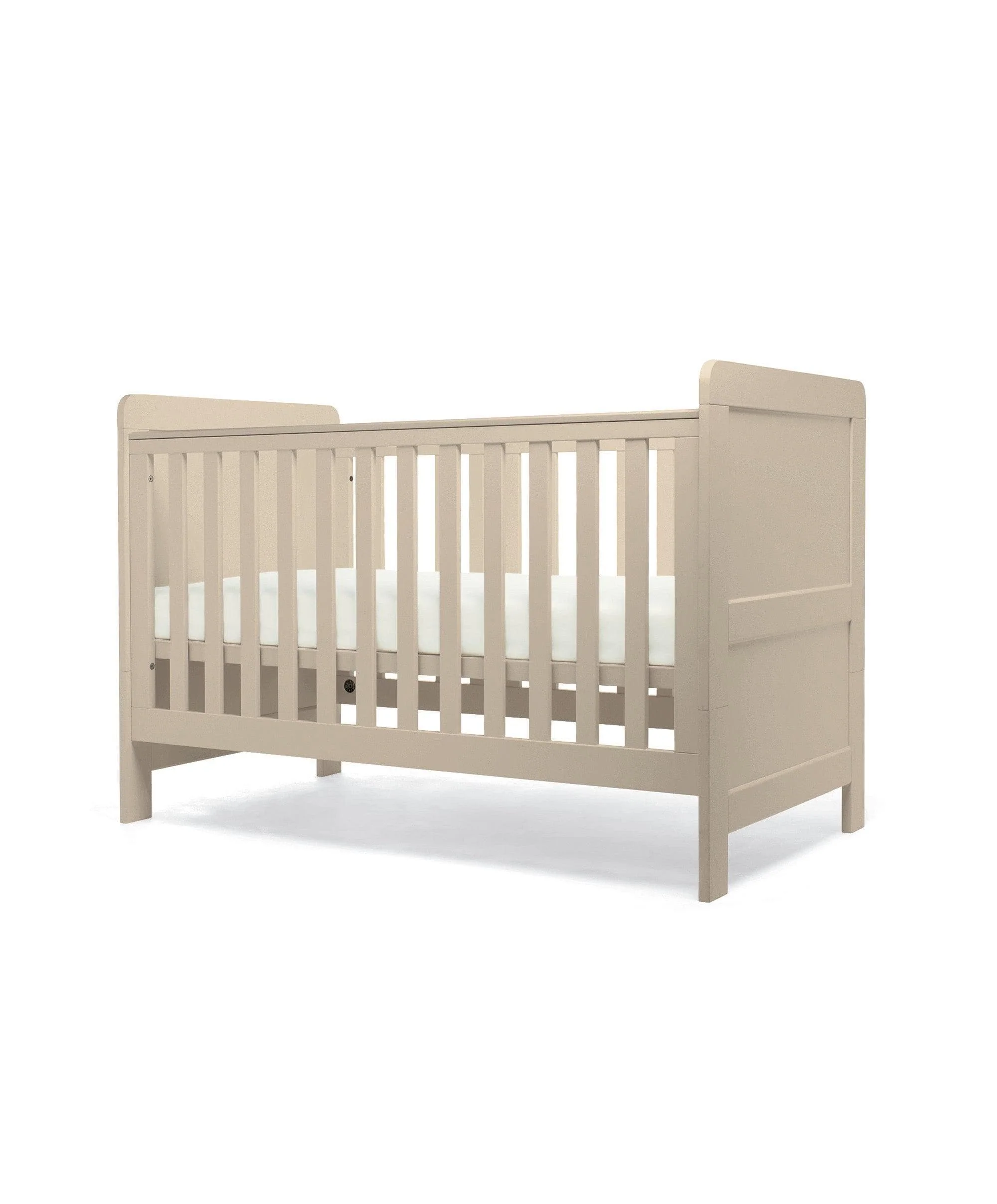 Hampden Cotbed & Premium Pocket Spring Cotbed Mattress Bundle - Cashmere - Image 3