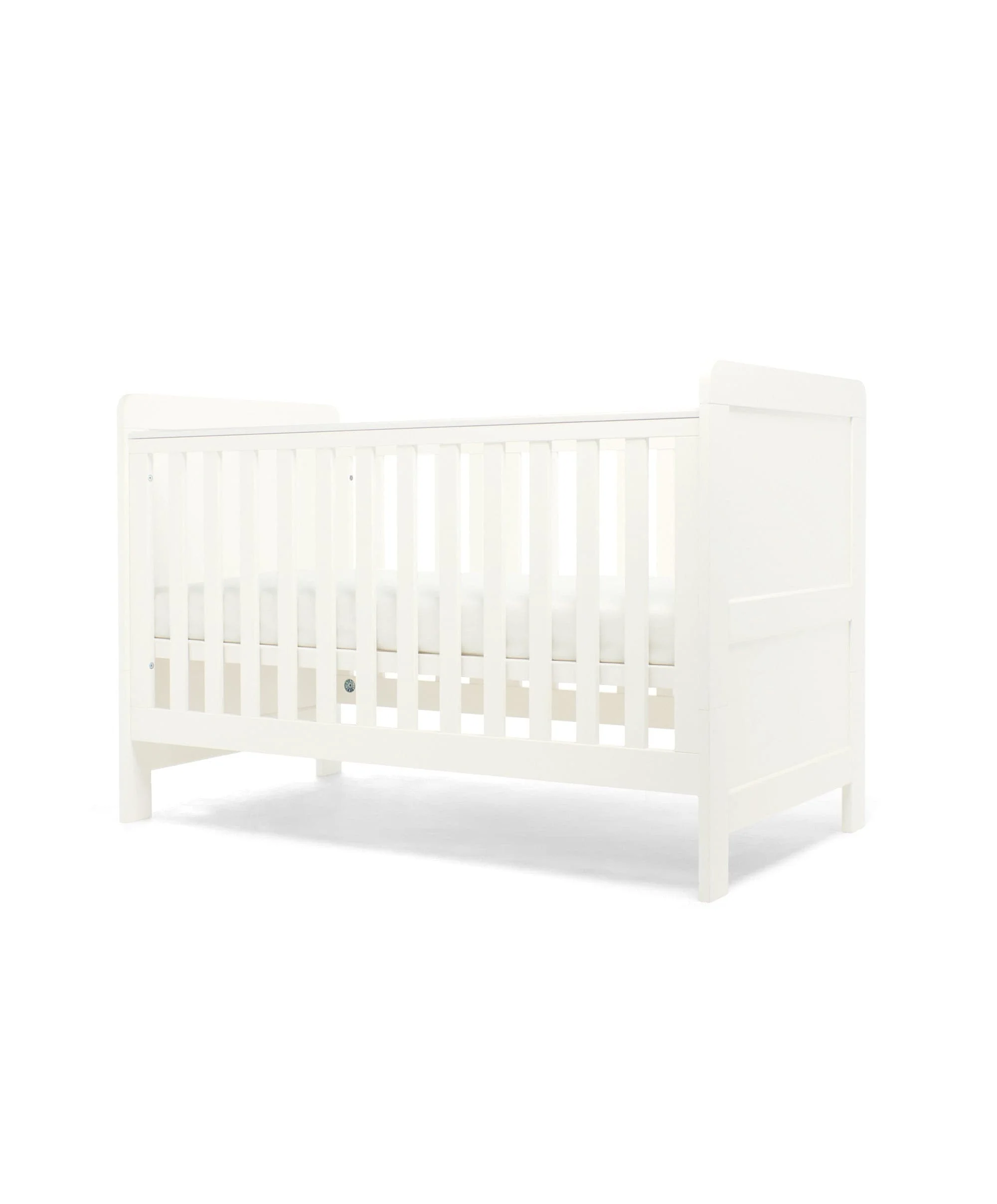 Hampden Cotbed & Premium Pocket Spring Cotbed Mattress Bundle - White - Image 4
