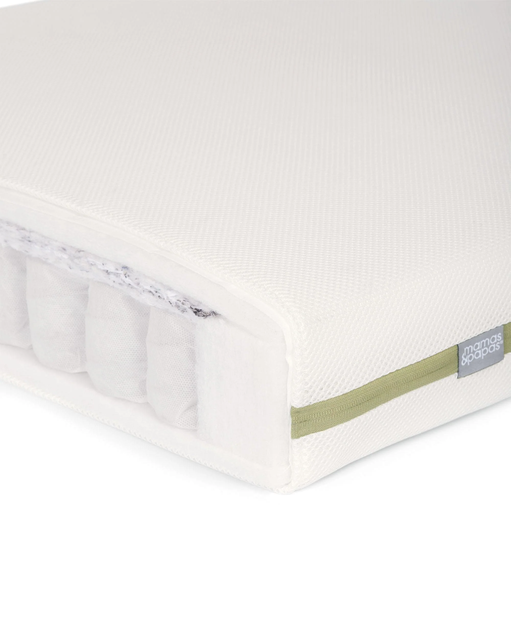 Hampden Cotbed & Premium Pocket Spring Cotbed Mattress Bundle - White - Image 7