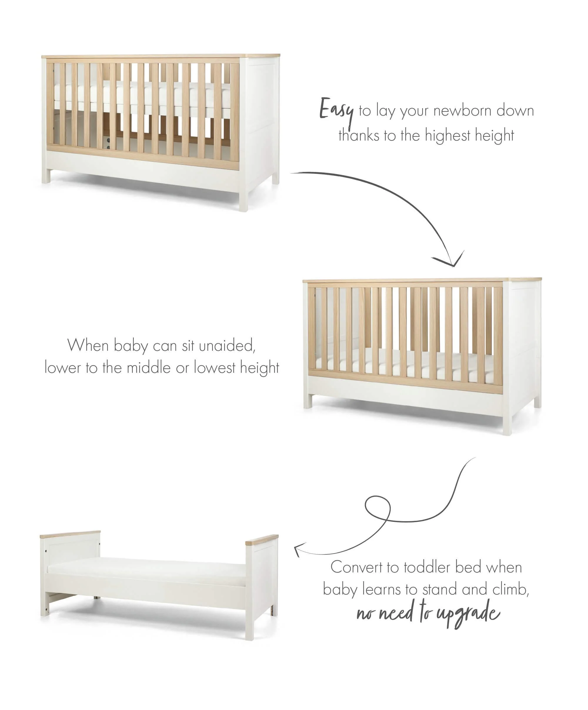 Harwell Cotbed - White - Image 2