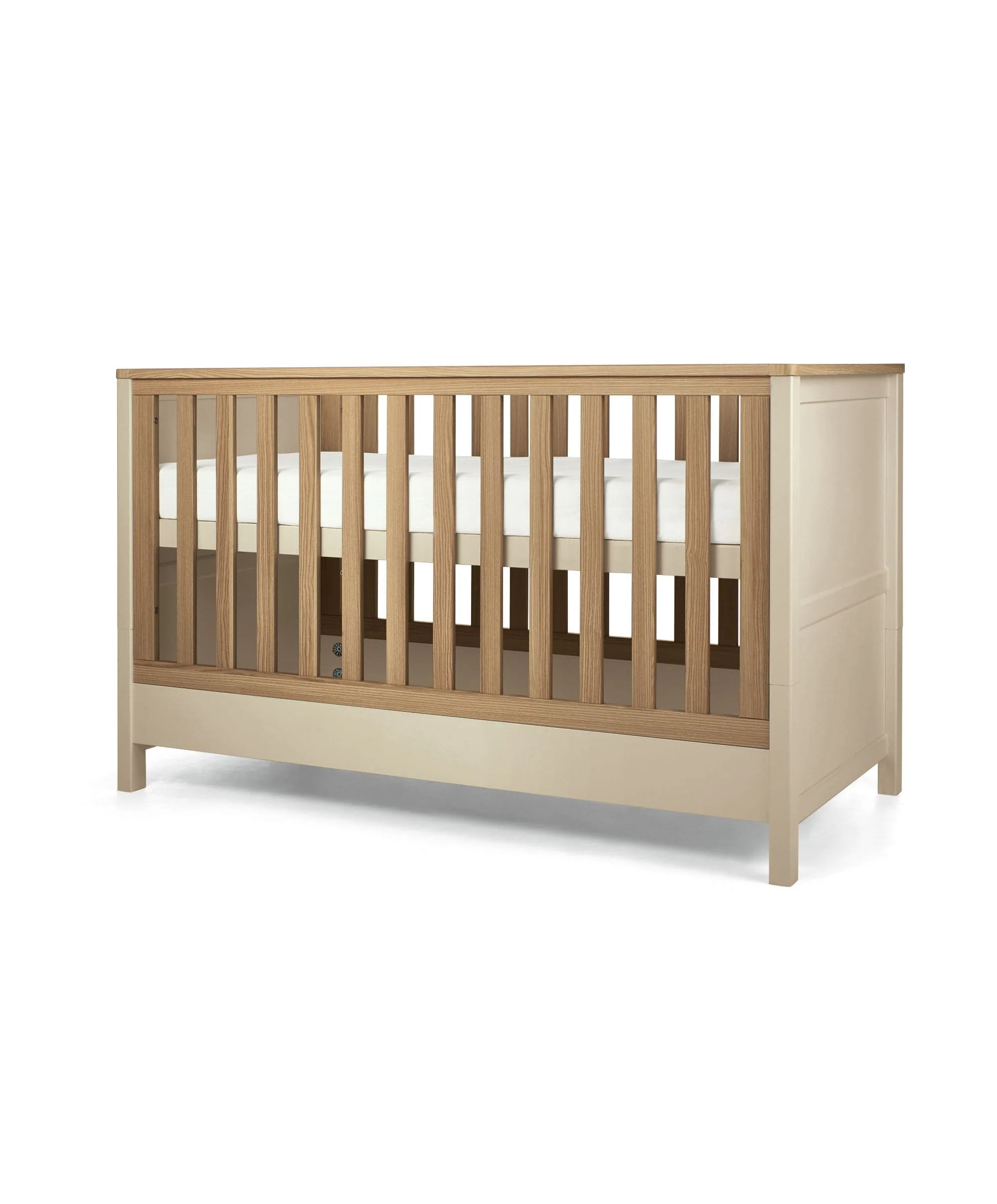 Harwell 2 Piece Cotbed Set with Wardrobe - Cashmere - Image 6