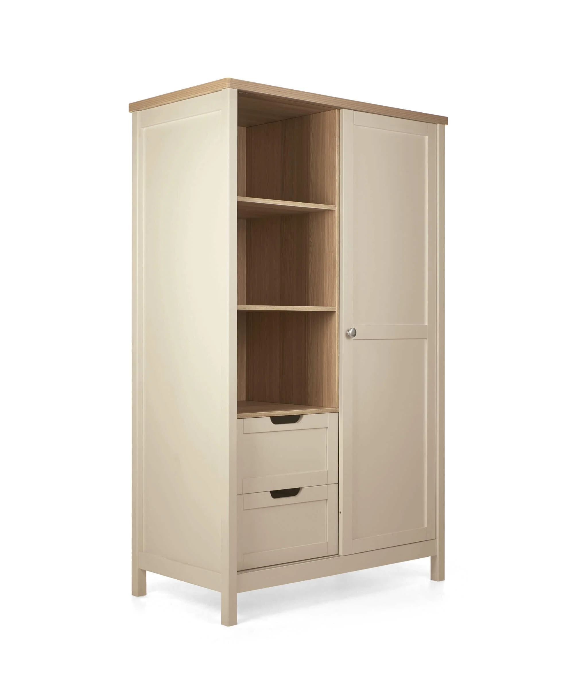 Harwell 3 Piece Cotbed Range with Dresser Changer & Wardrobe - Cashmere - Image 11