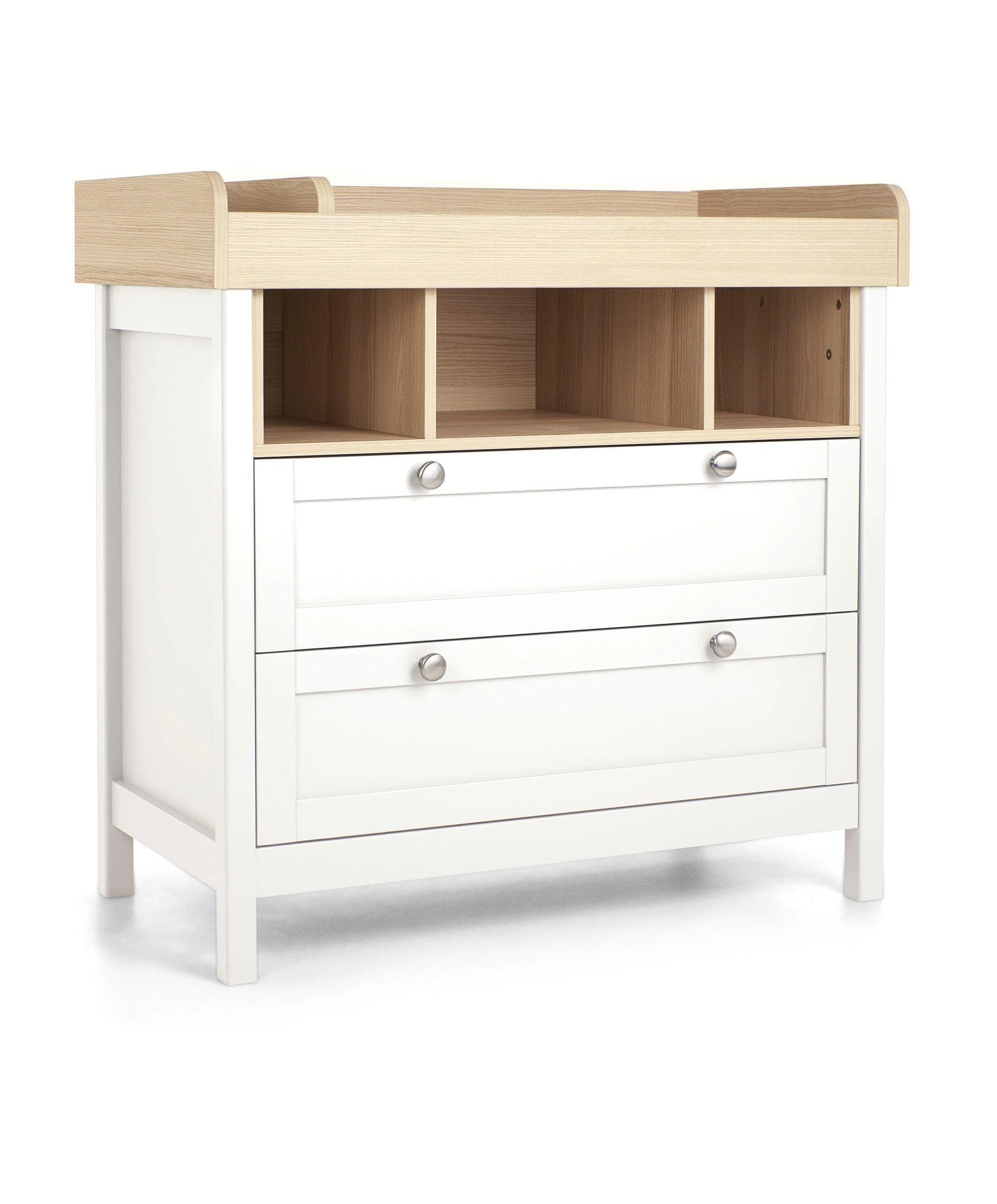 Harwell 2 Piece Cotbed Set with Dresser Changer - White - Image 18
