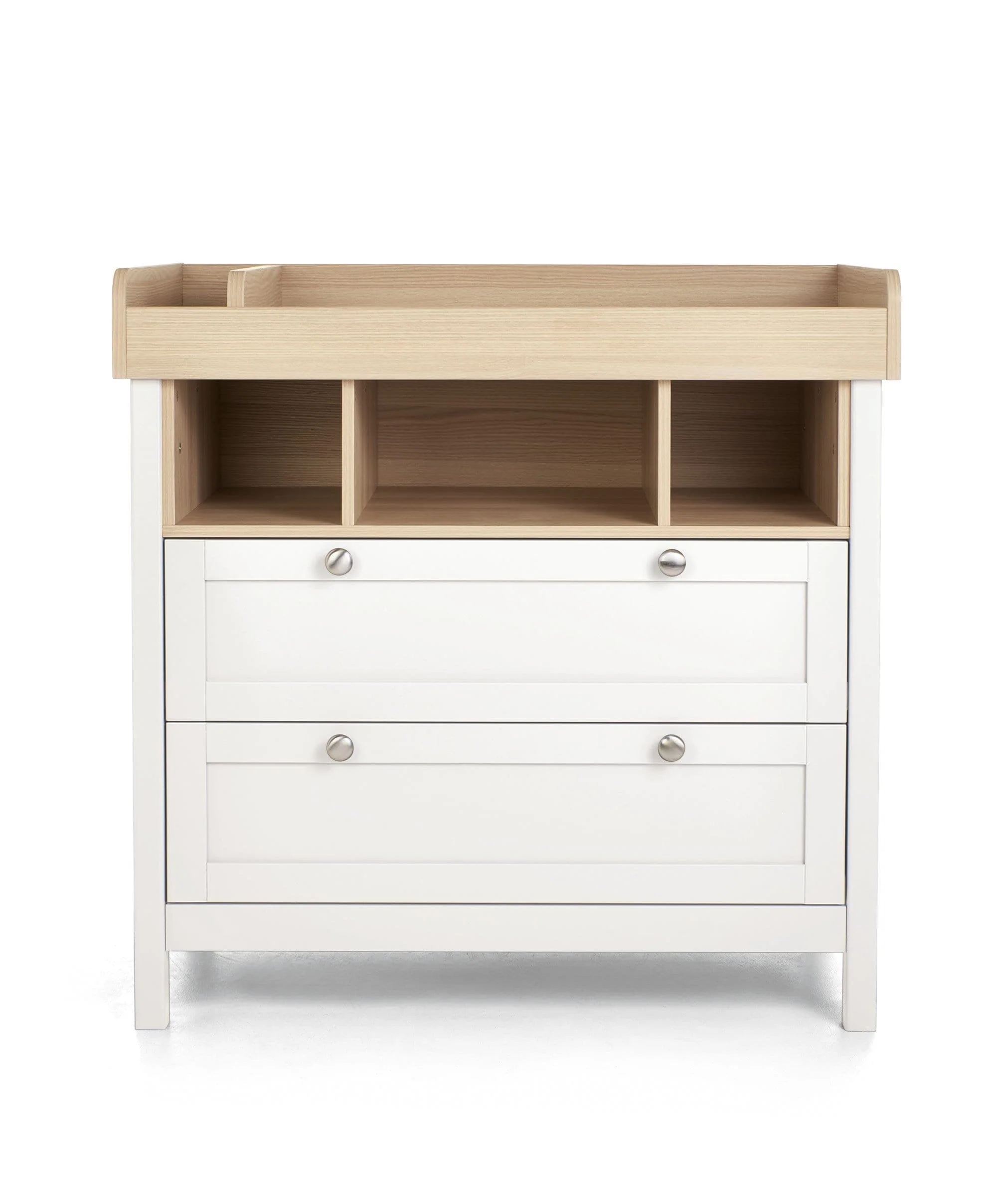 Harwell 3 Piece Small Cotbed Range with Dresser Changer & Wardrobe - White - Image 8