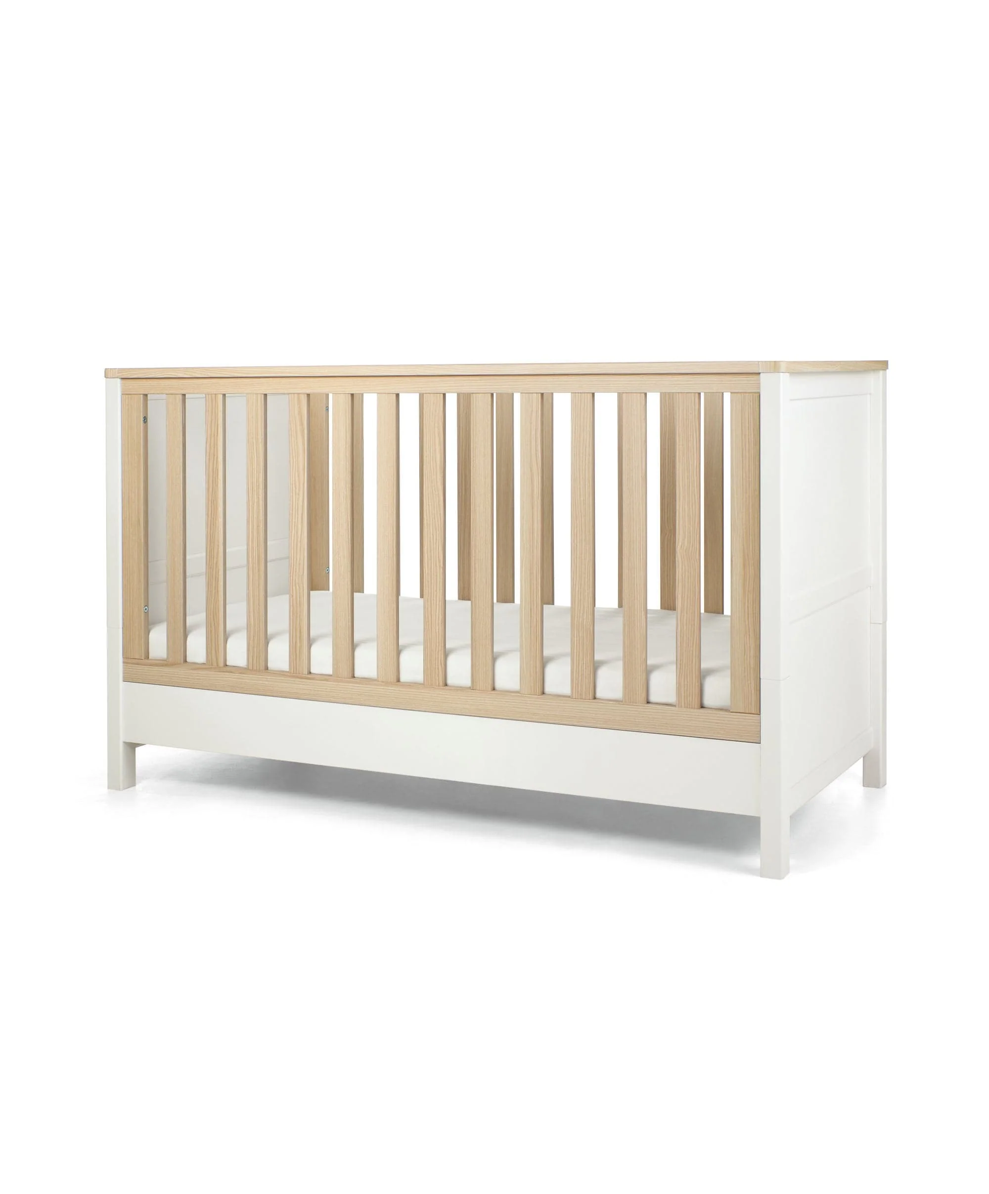 Harwell Nursery Bundle with Lua Bedside Crib (6 Piece) – White - Image 4