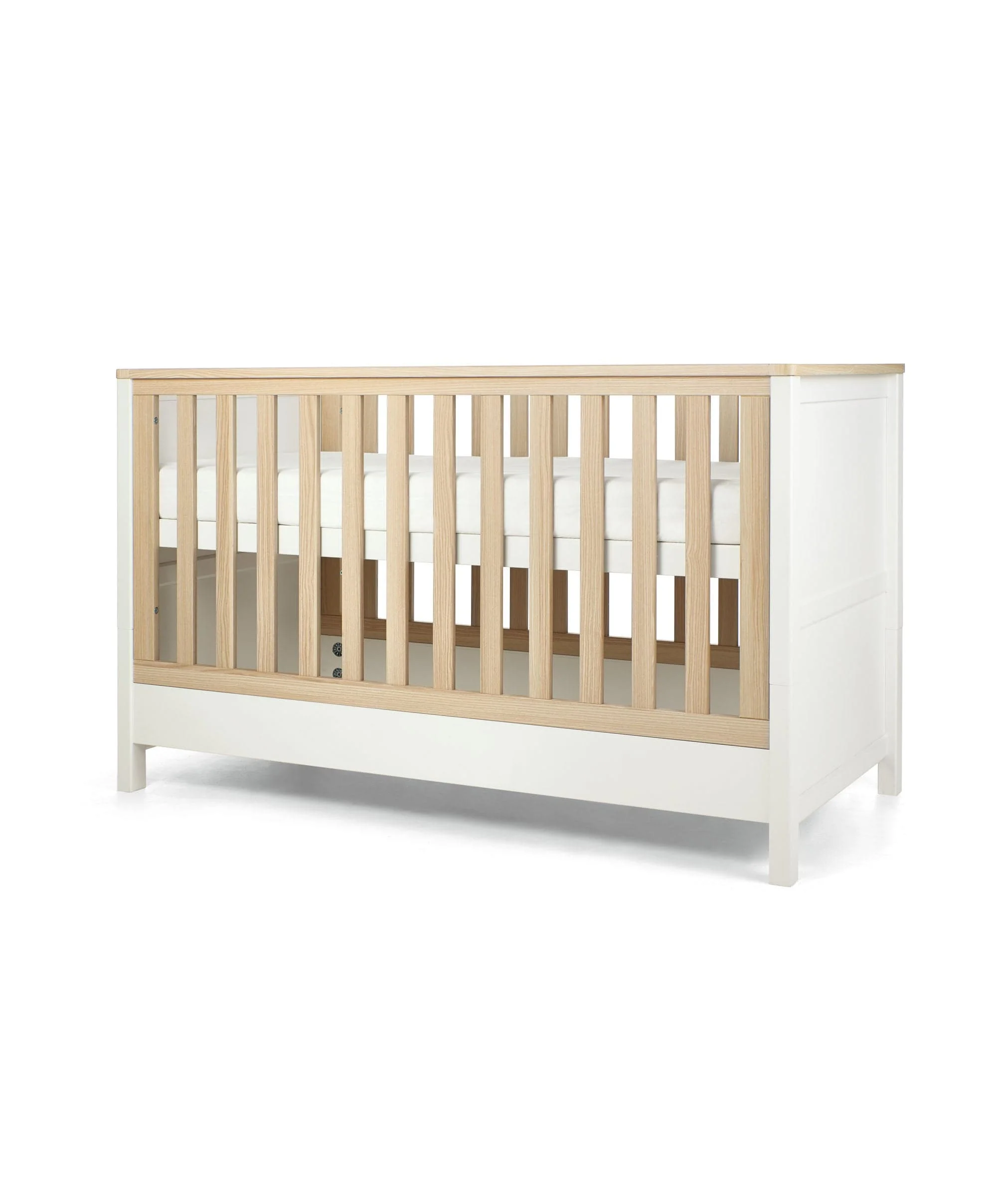 Harwell Nursery Bundle with Lua Bedside Crib (6 Piece) – White - Image 6