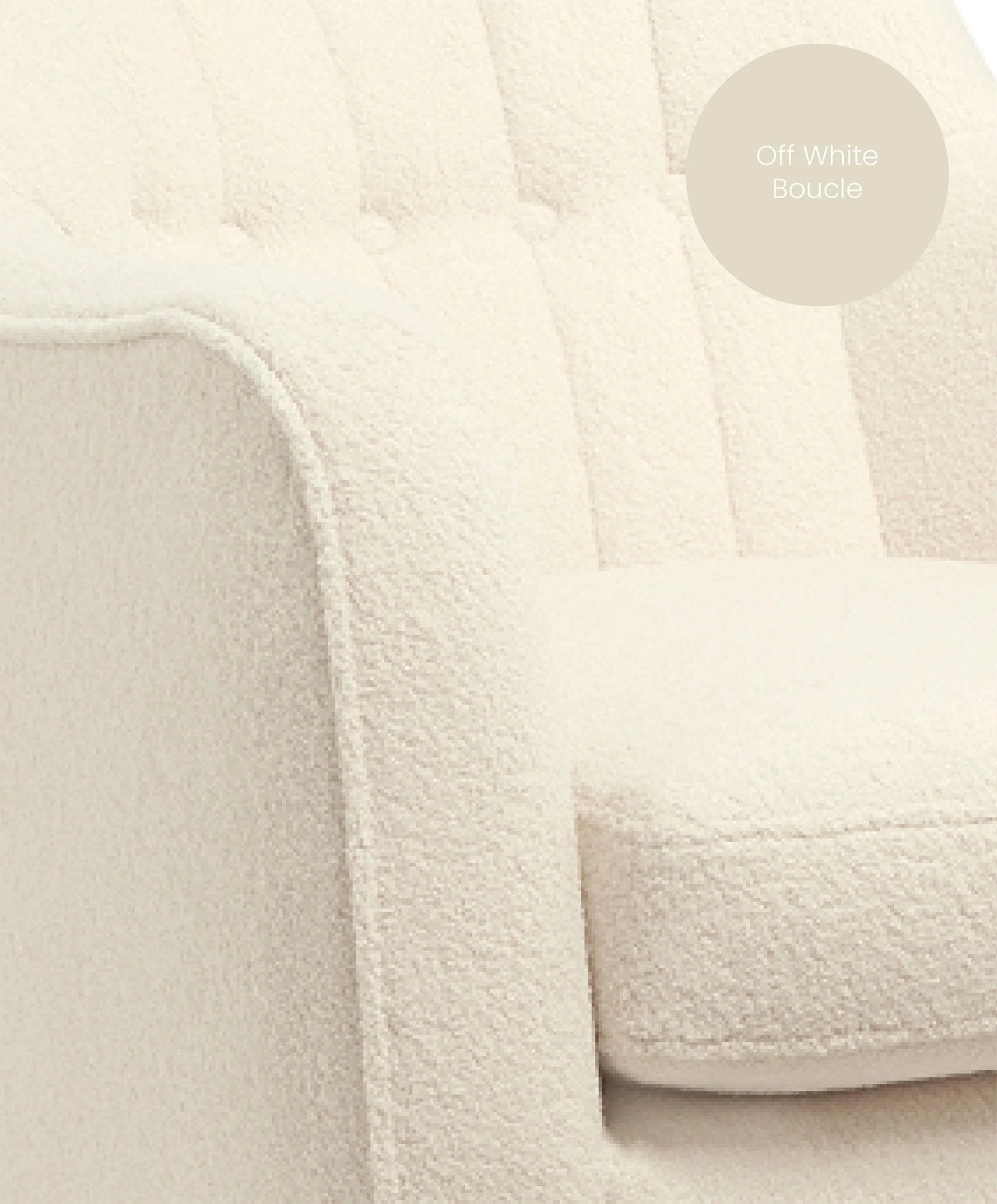 Hilston Nursing Chair - Off White Boucle - Image 8