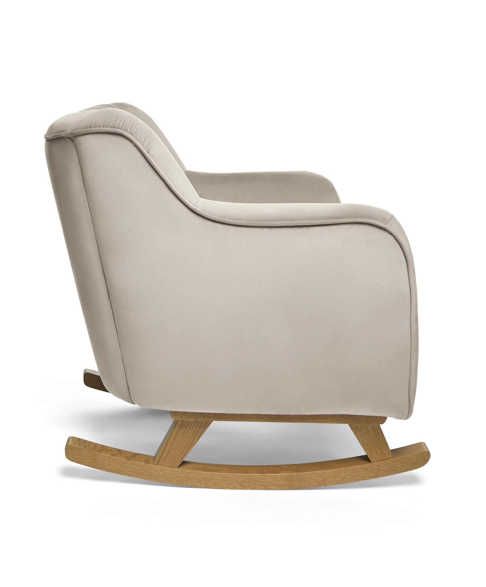 Hilston Nursing Chair - Stone Velvet - Image 8