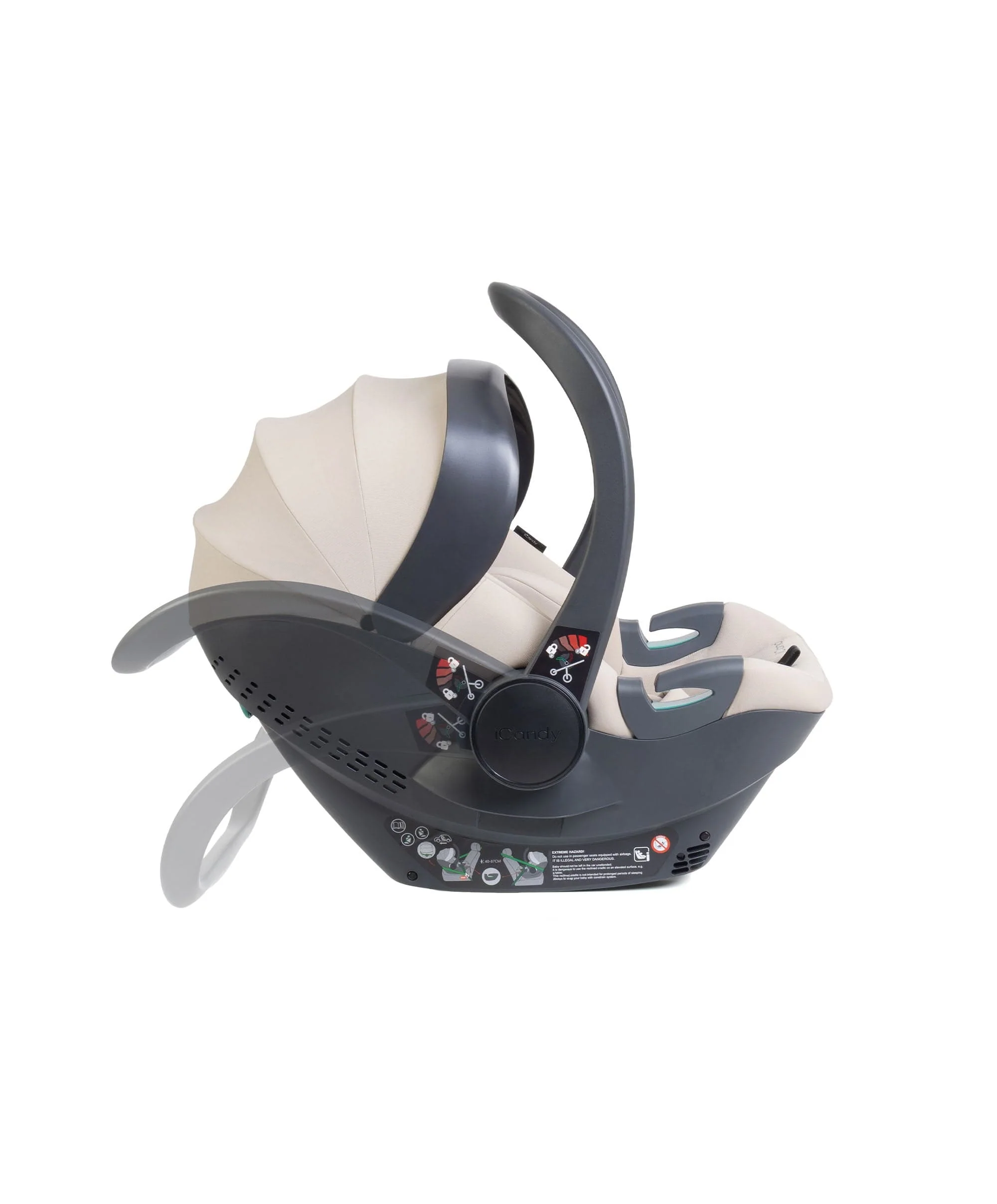 iCandy Cocoon 360 Infant Car Seat & Base - Sandstorm - Image 4