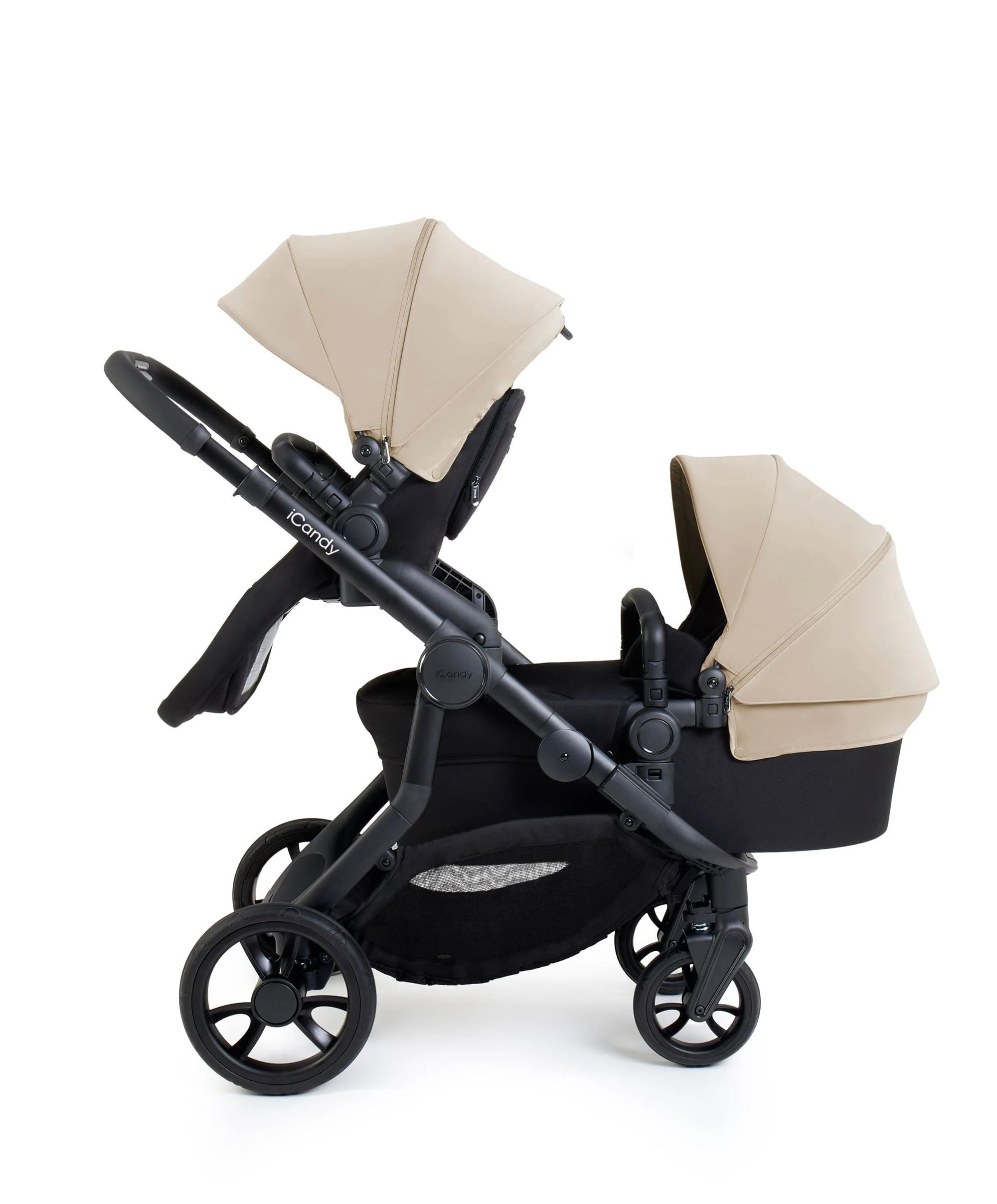 iCandy Orange 4 Double Pushchair – Latte - Image 4