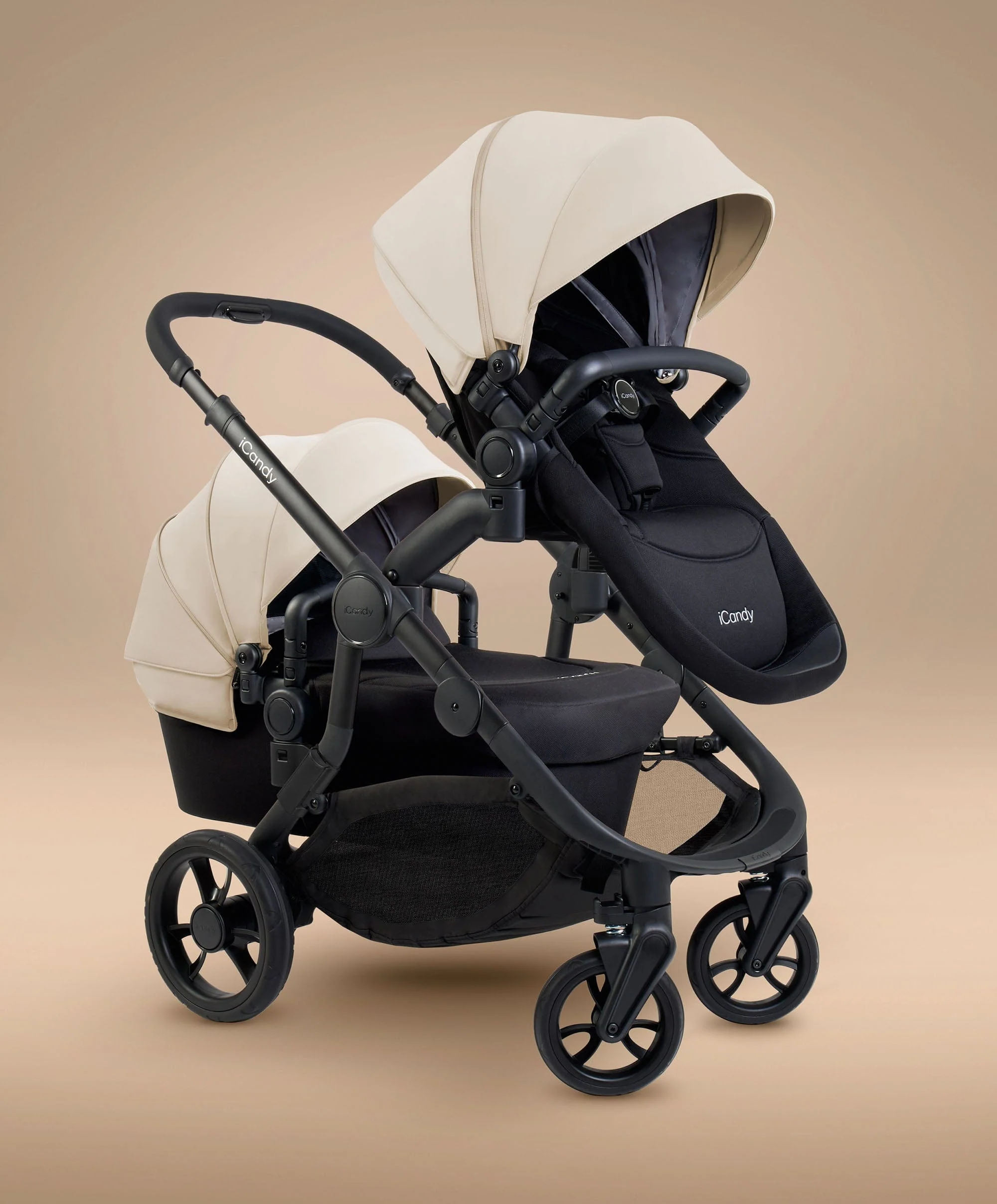 iCandy Orange 4 Double Pushchair – Latte - Image 9