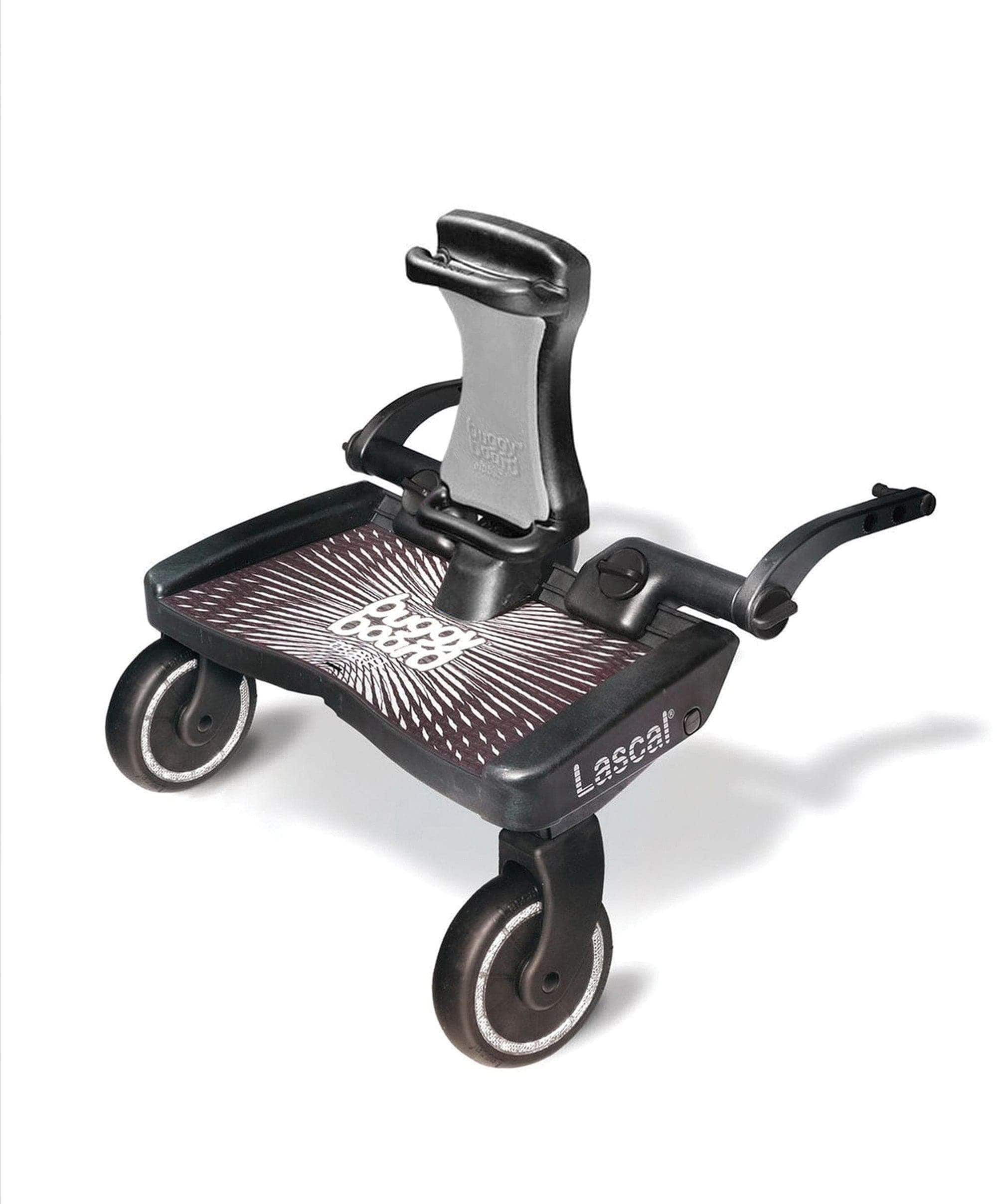 Lascal Black Maxi BuggyBoard® Plus Grey Saddle - Image 3
