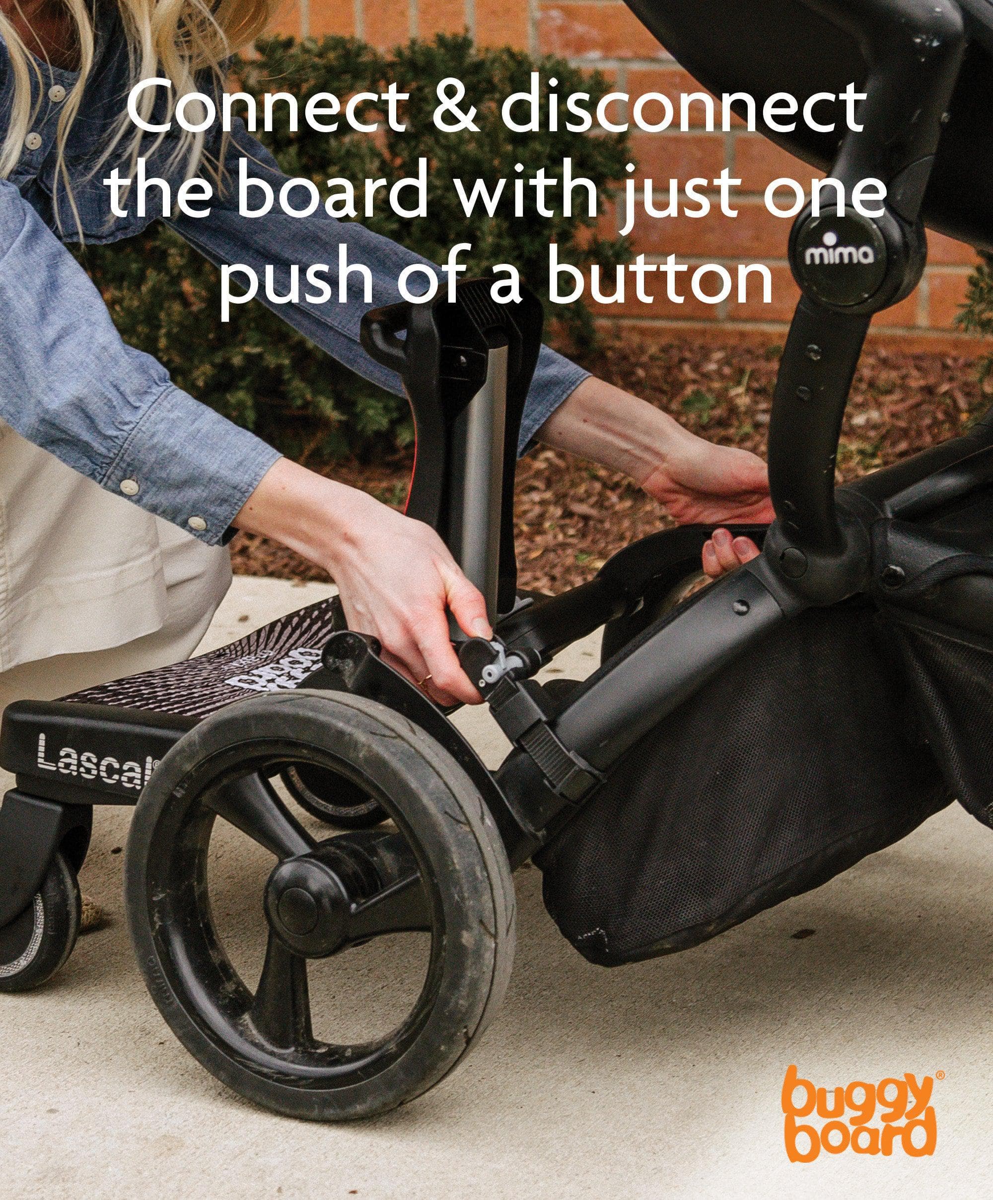 Lascal Black Maxi BuggyBoard® Plus Grey Saddle - Image 7