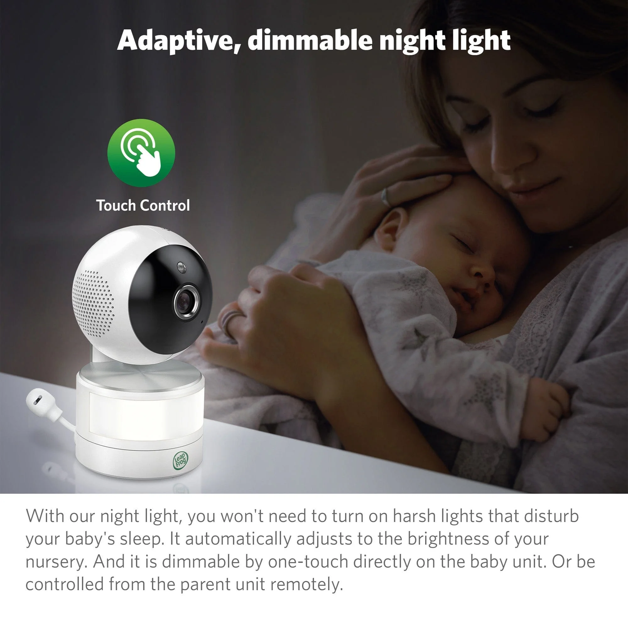 LeapFrog LF915HD 5" Video Baby Monitor with Colour Night Vision - White - Image 24