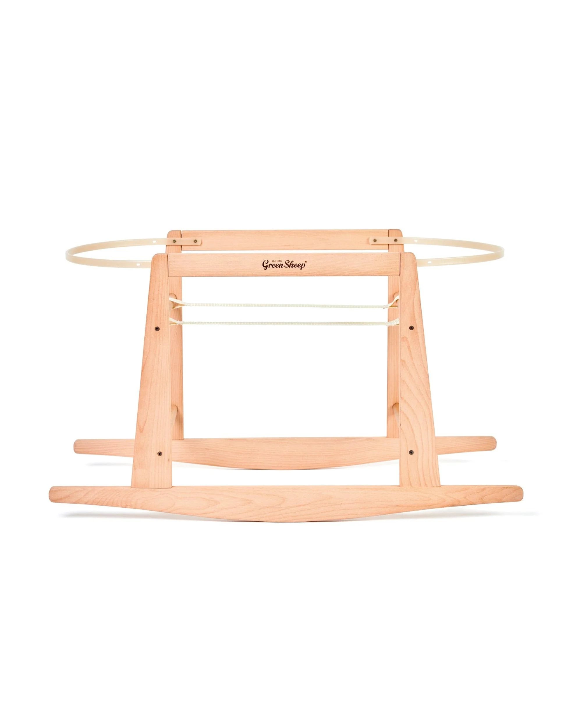 Little Green Sheep Natural Knitted Moses Basket & Mattress - Dove - Image 20
