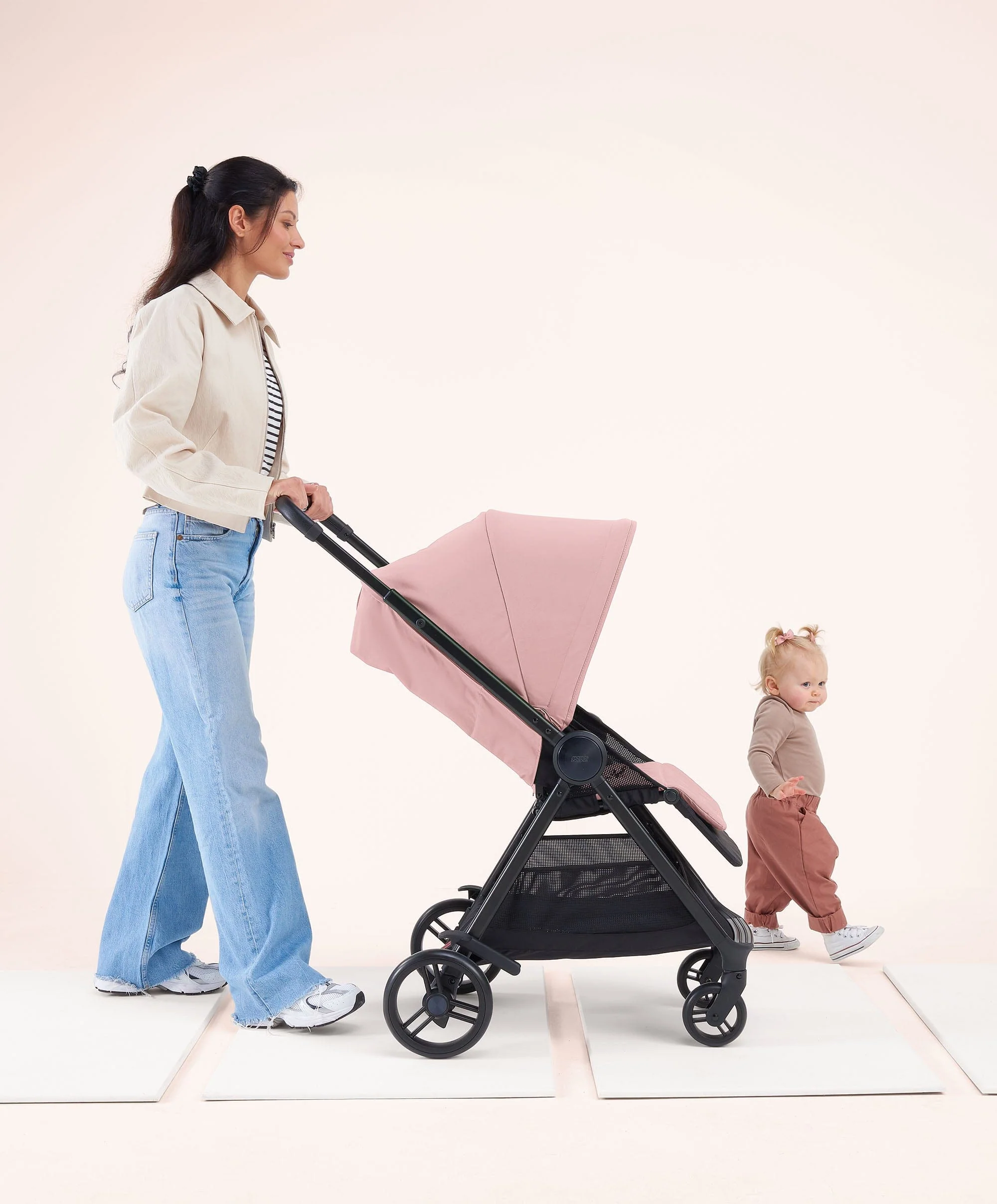 Libro Stroller Bundle with Quilted Memory Foam Liner (2 Piece)– Peony - Image 3