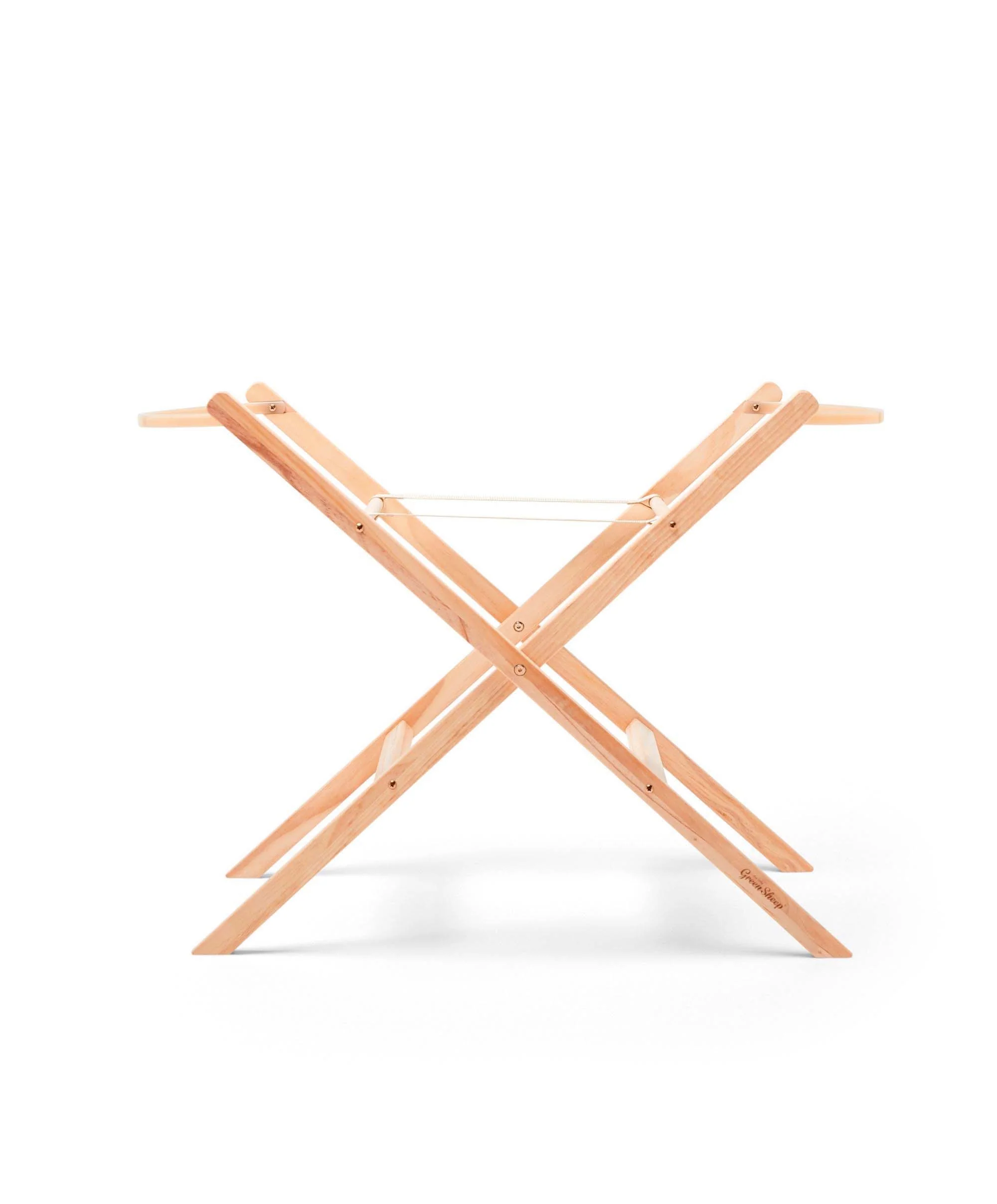Little Green Sheep Moses Basket Stand - Natural - Image 4