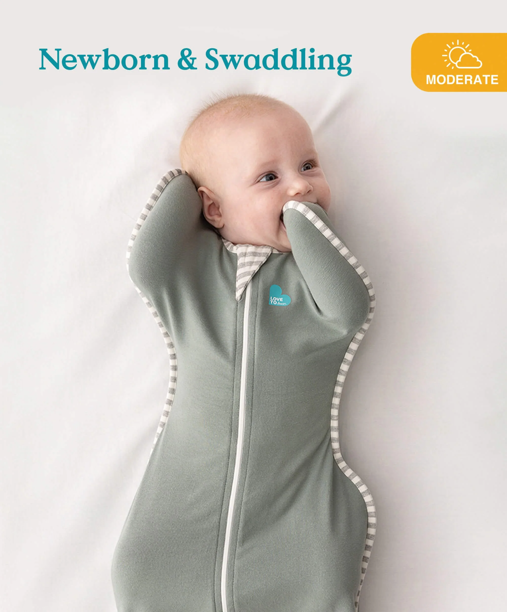 Love to Dream Swaddle Up™ (1.0 Tog) - Dark Olive - Image 3