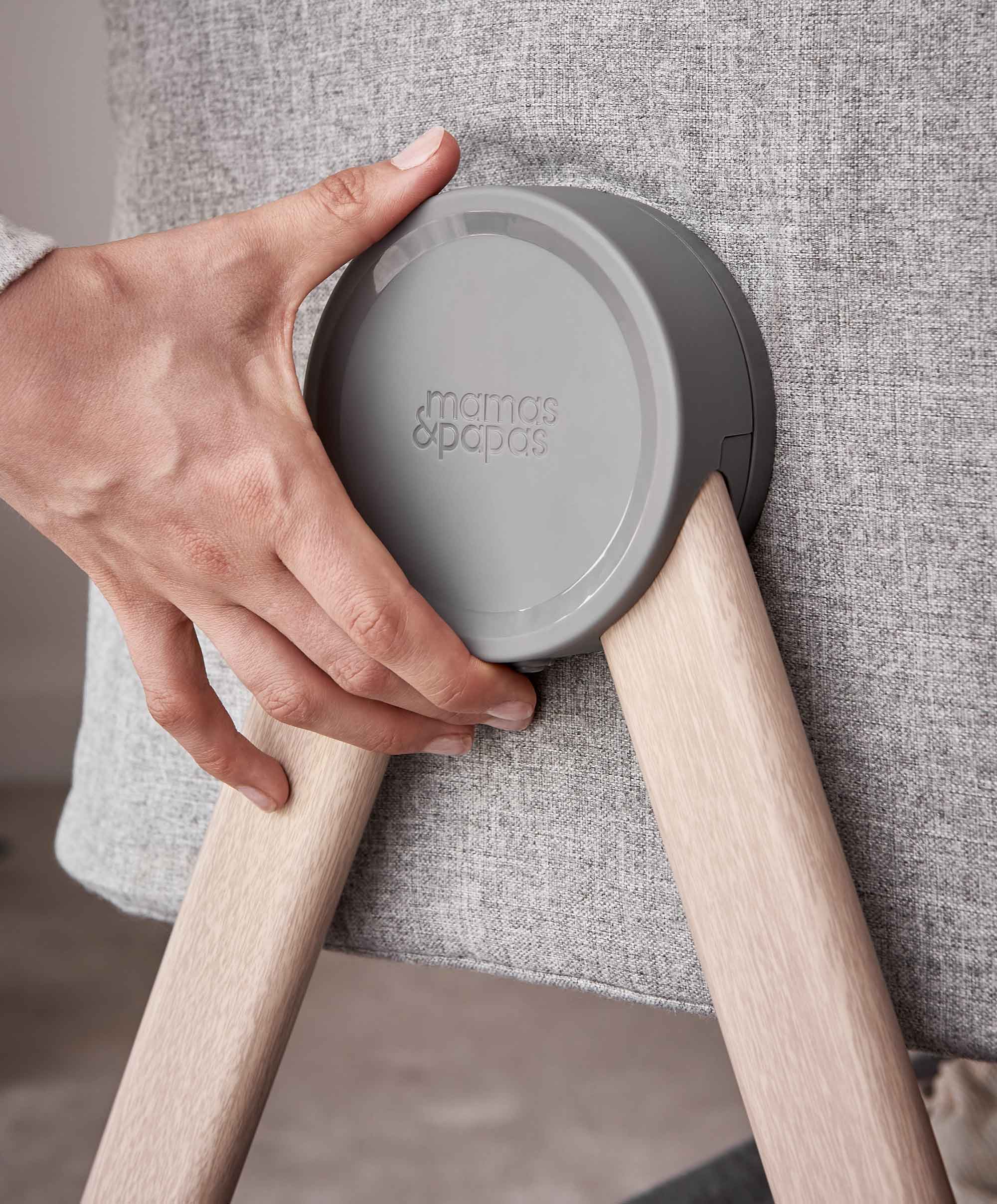 Lua Bedside Crib - Grey - Image 22