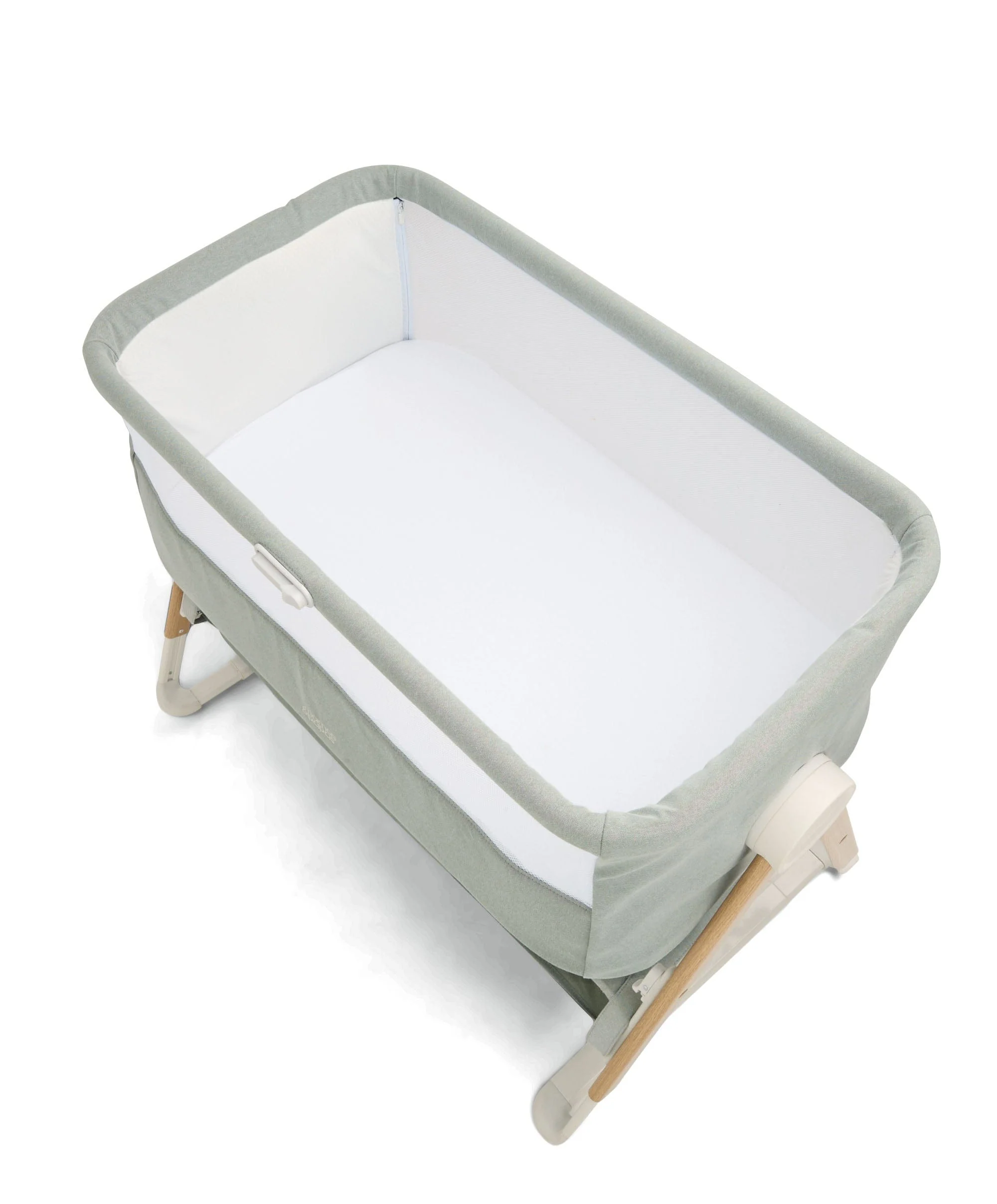 Lua Bedside Crib and Sheet Bundle - Sage/Cosmic Sky - Image 6