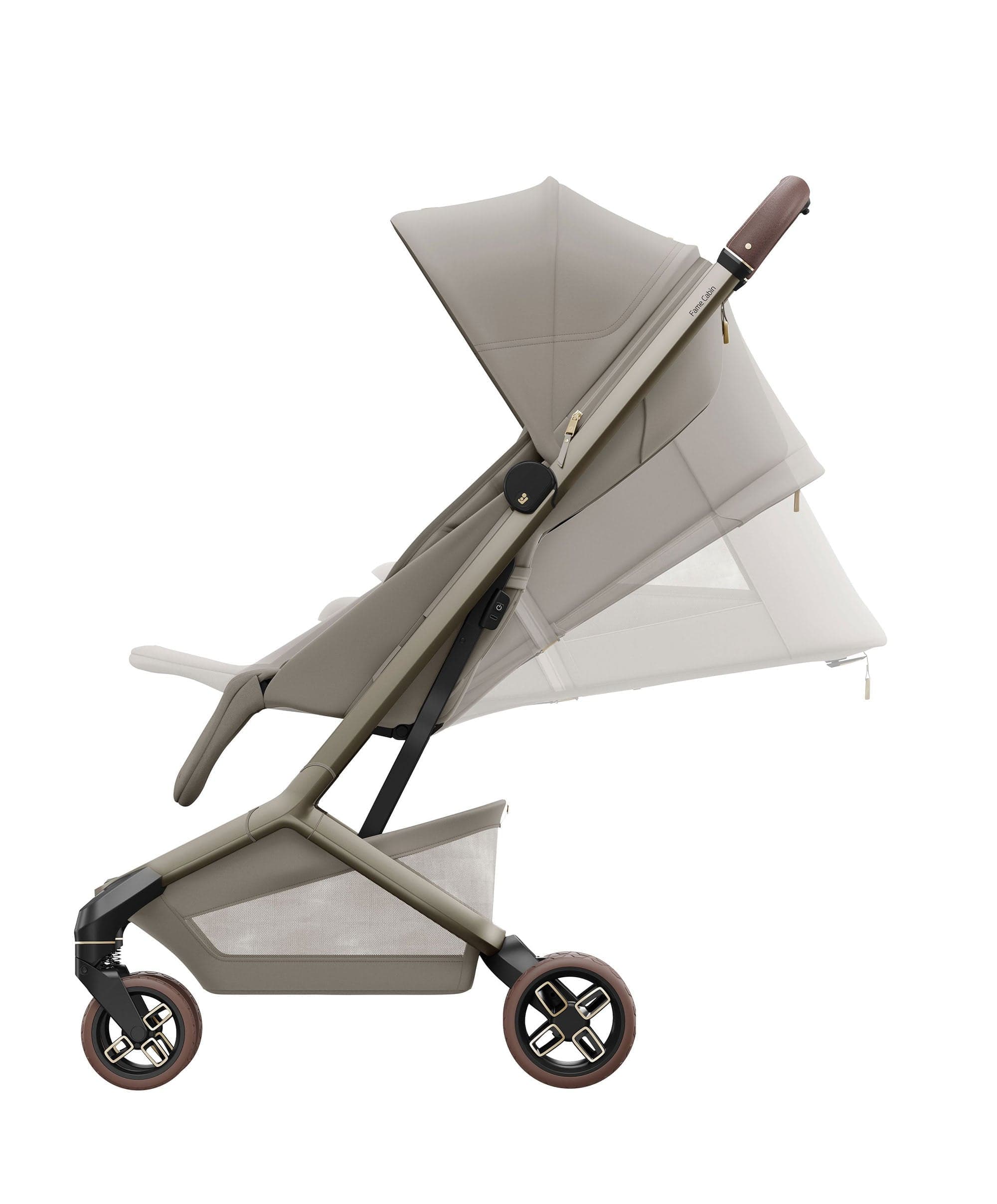 Maxi-Cosi Fame Cabin Pushchair Bundle with Maxi-Cosi Coral Slide Pro Car Seat & Base (5 Pieces) - Sapphire Sand - Image 6
