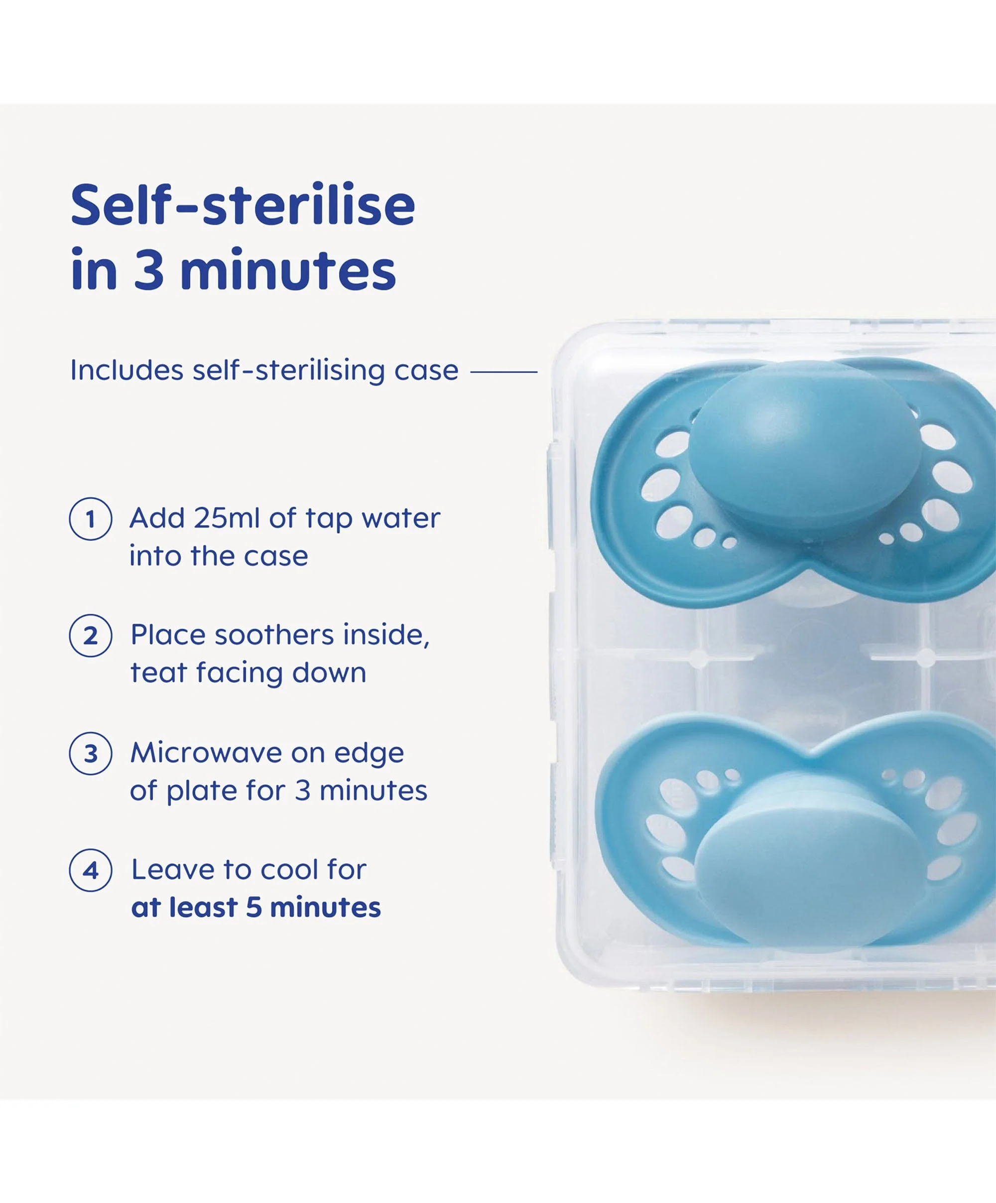 MAM Perfect 0-2m Soother (2 pack) - Beige - Image 4