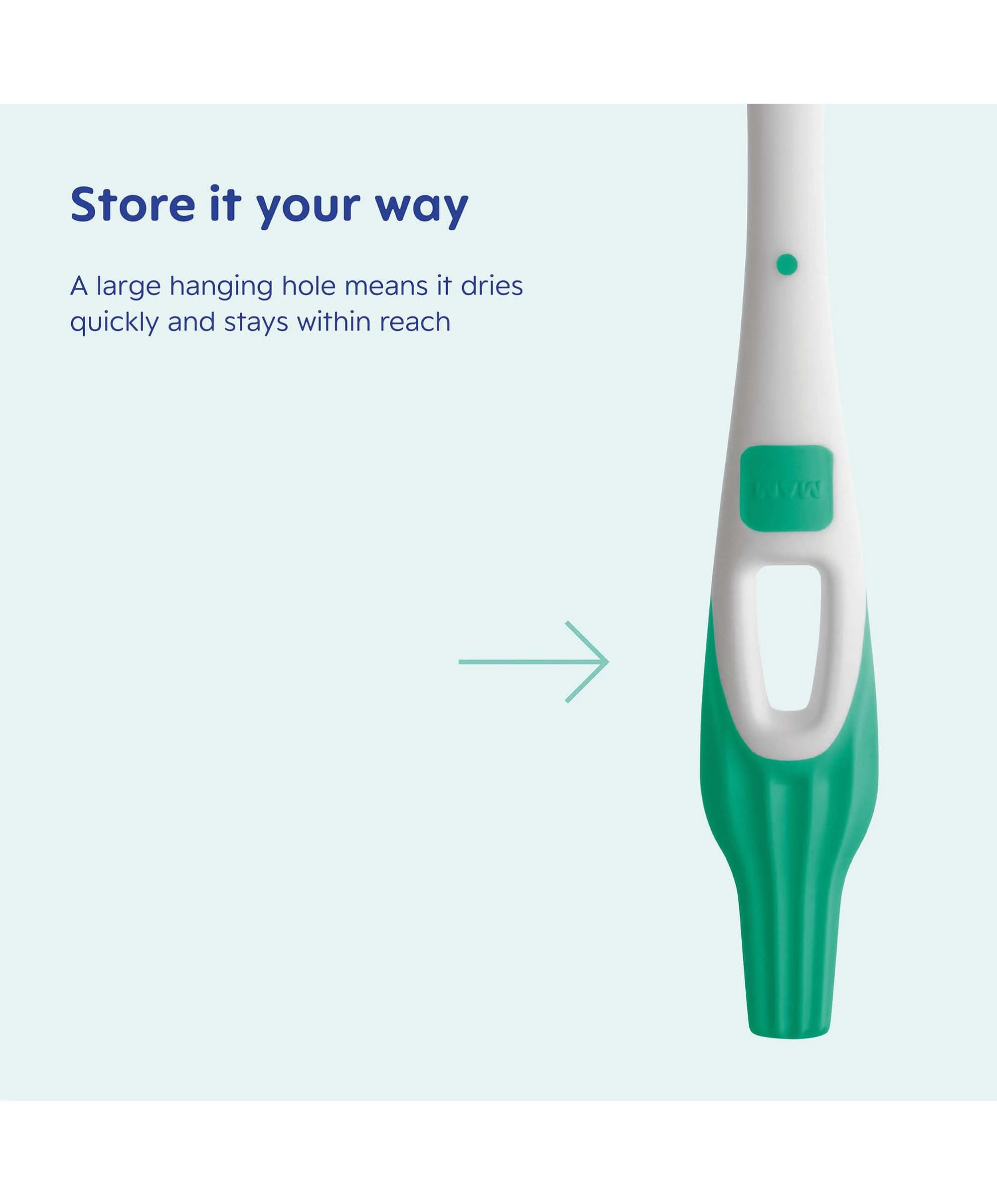 MAM Soft Baby Bottle Brush - Image 3