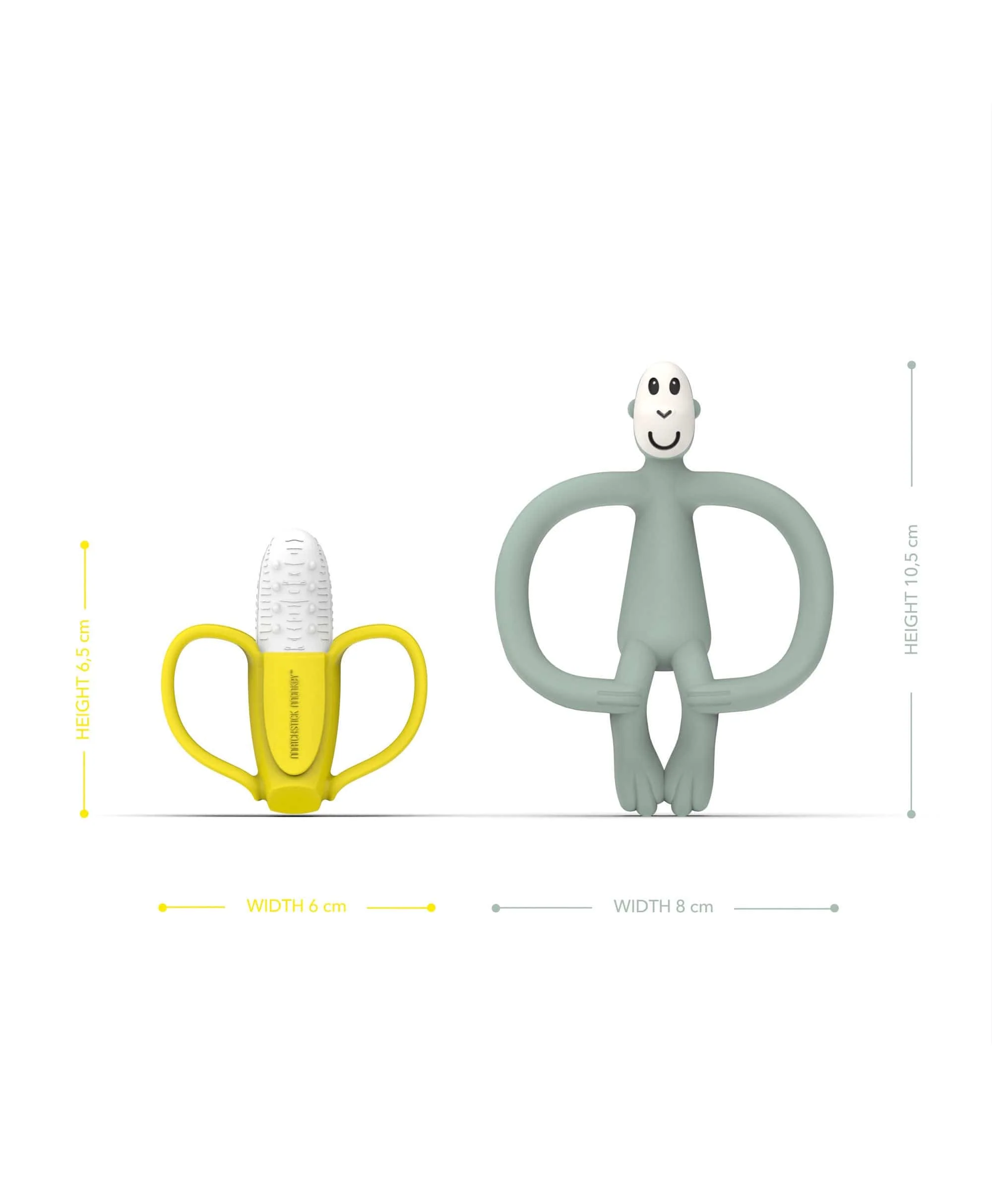 Matchstick Monkey Banana & Monkey Teething Set - Image 4
