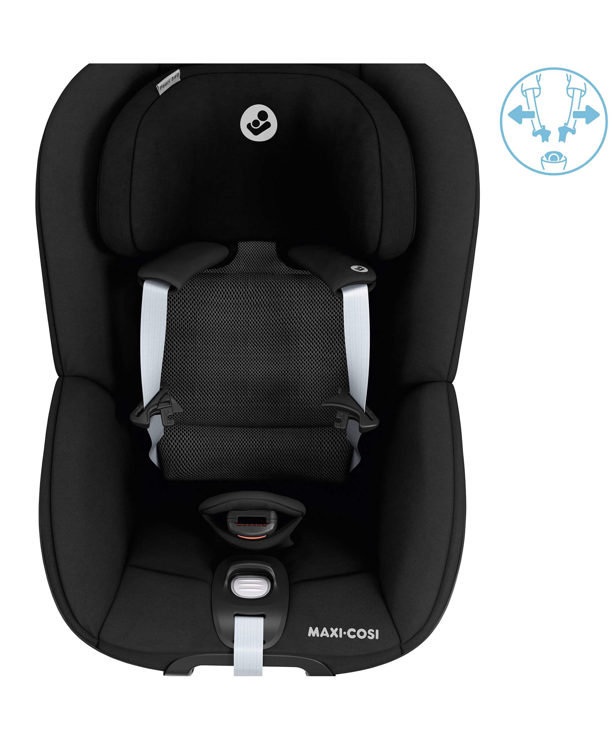 Maxi-Cosi Pearl 360 Car Seat - Authentic Black - Image 9