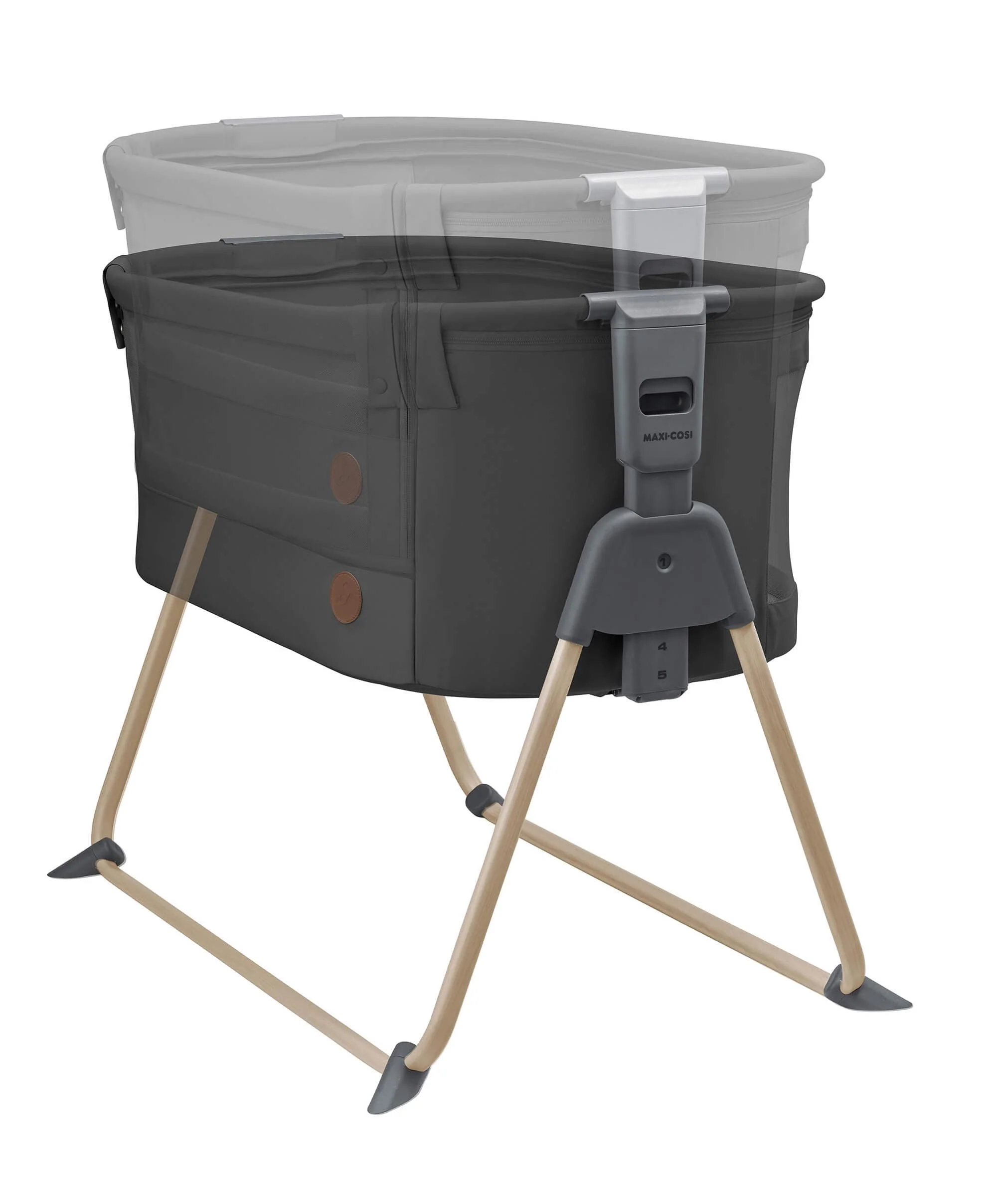 Maxi-Cosi Tori Bedside Travel Cot in Beyond Graphite - Image 12
