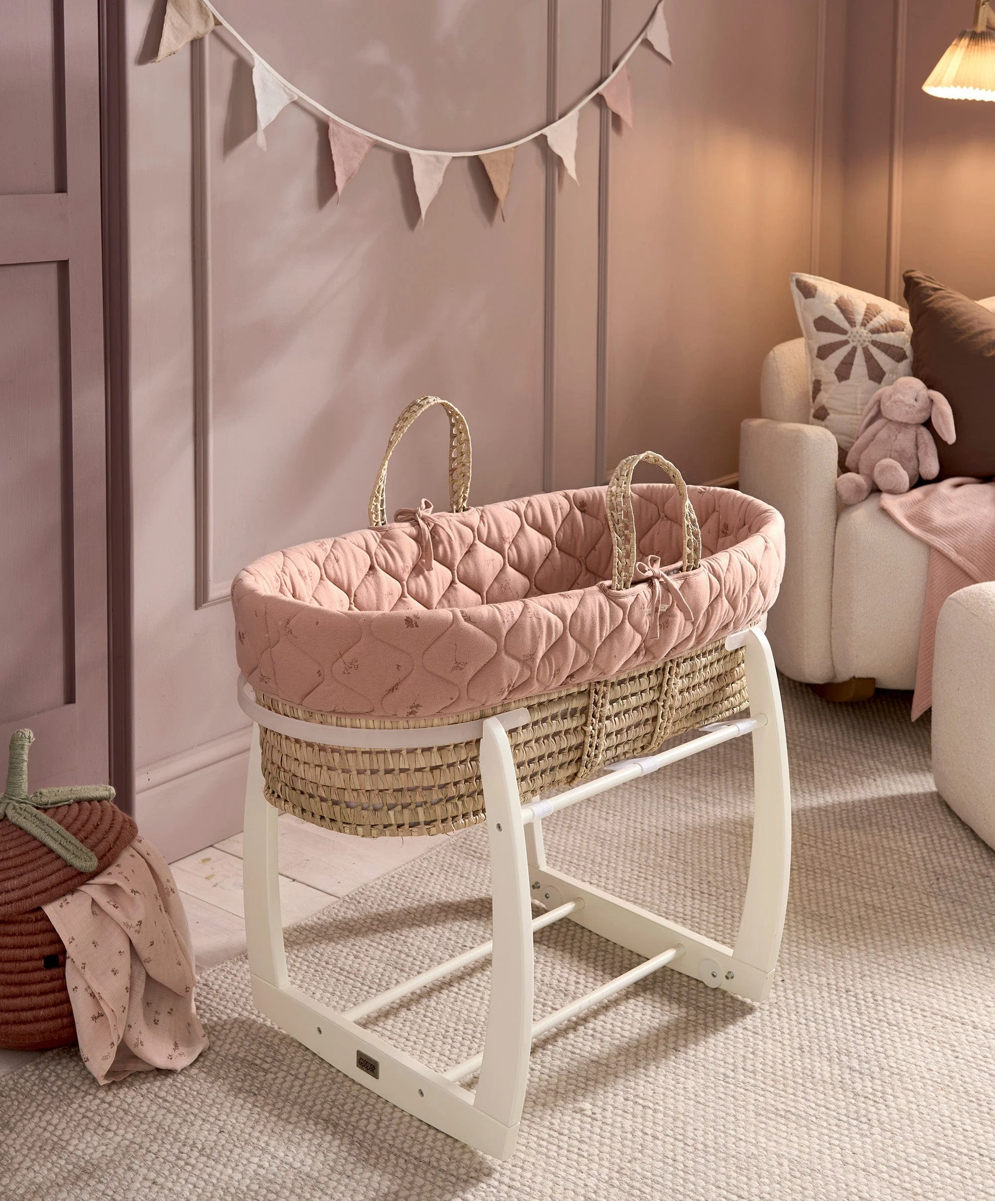 Moses Basket - Welcome to the World Wildflower