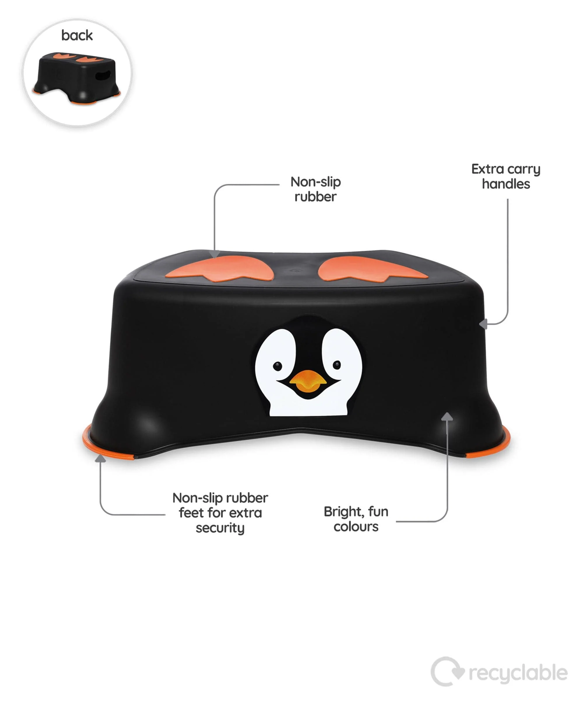 My Little Step Stool - Penguin - Image 4