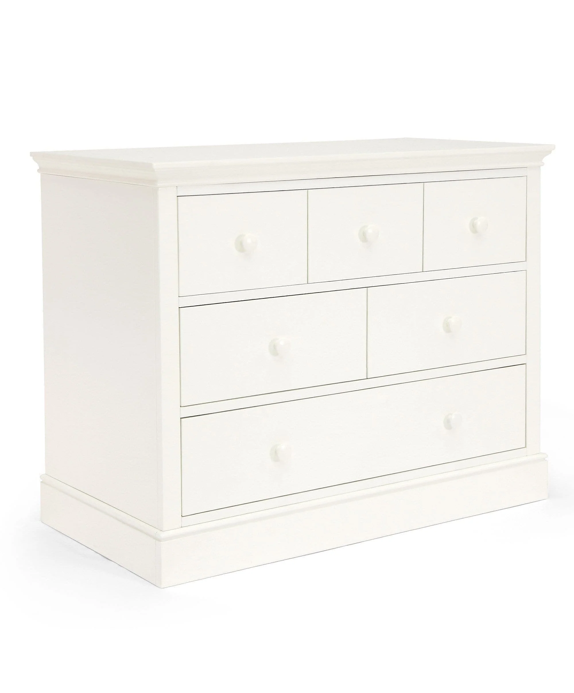Oxford 2 Piece Cotbed Set with Dresser Changer - White - Image 12