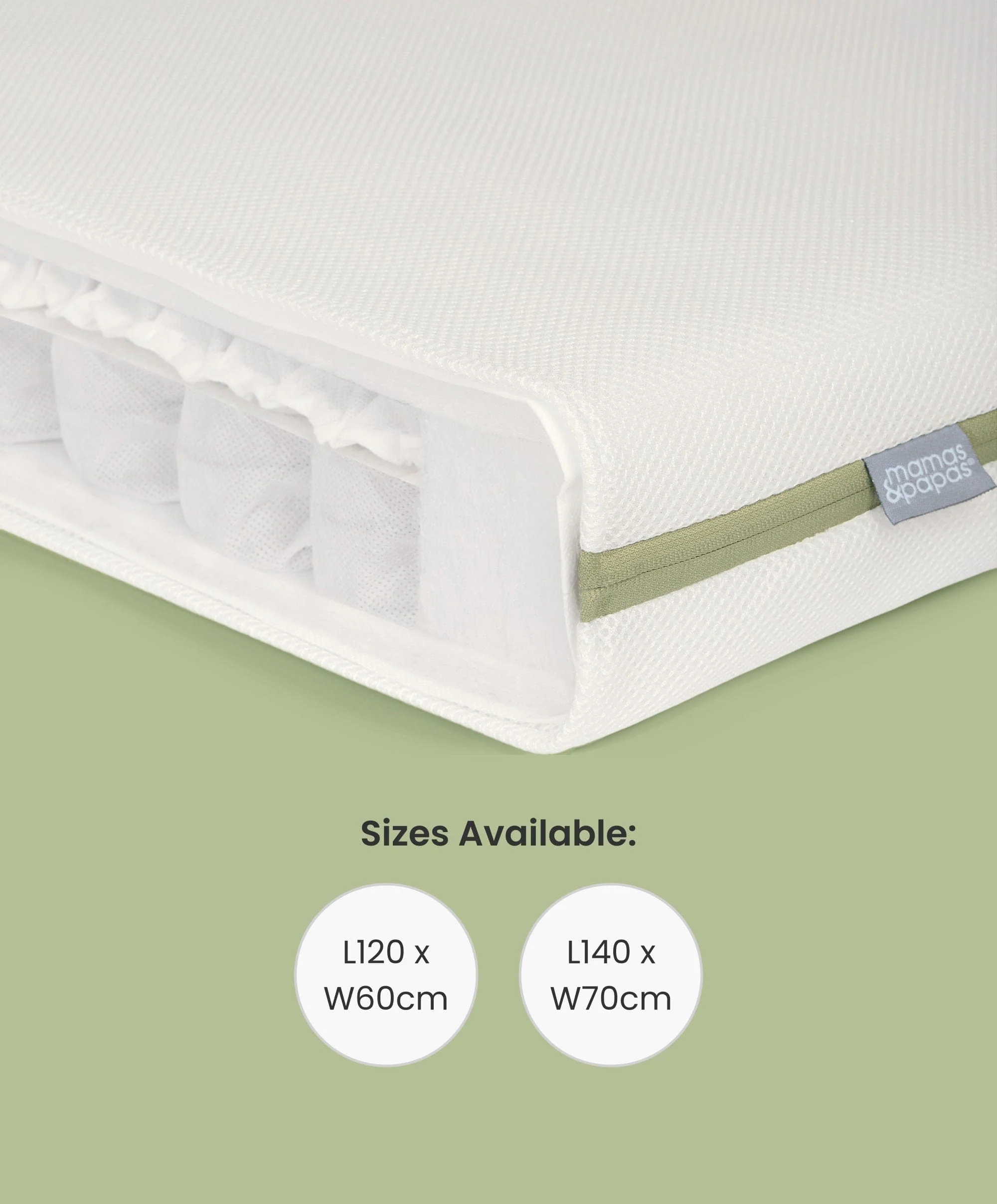Premium Micro Motion Small Cotbed and Cot Mattress - Image 4