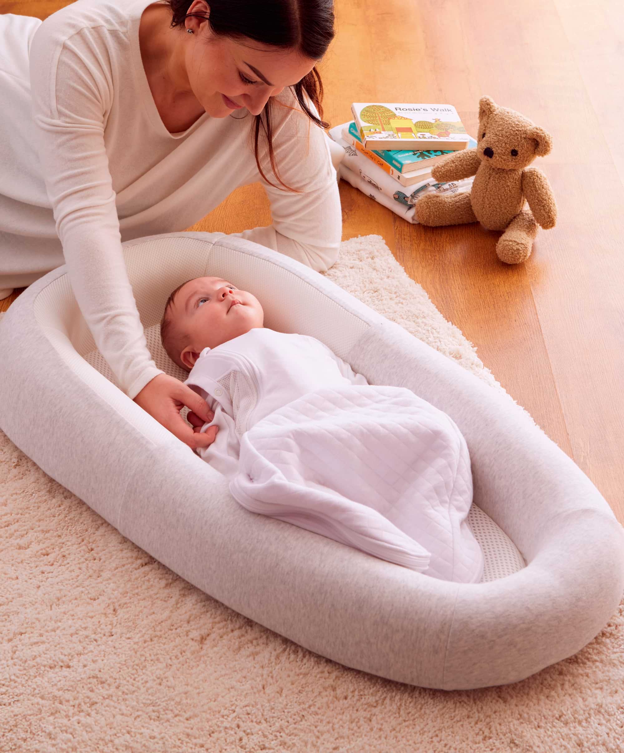 Purflo Sleep Tight Baby Bed Cover - Grey - Image 9