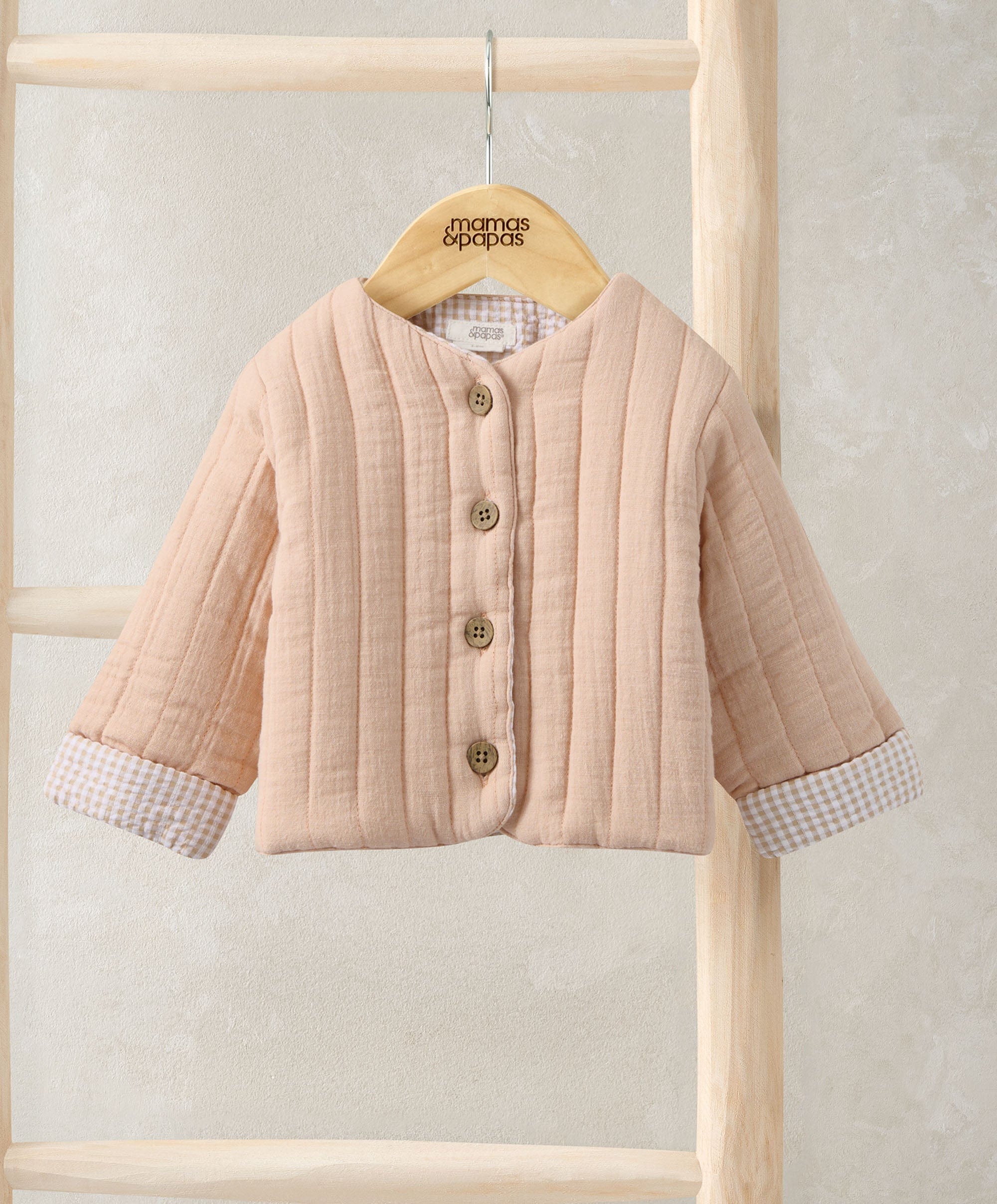 Pink Quilted Jacket