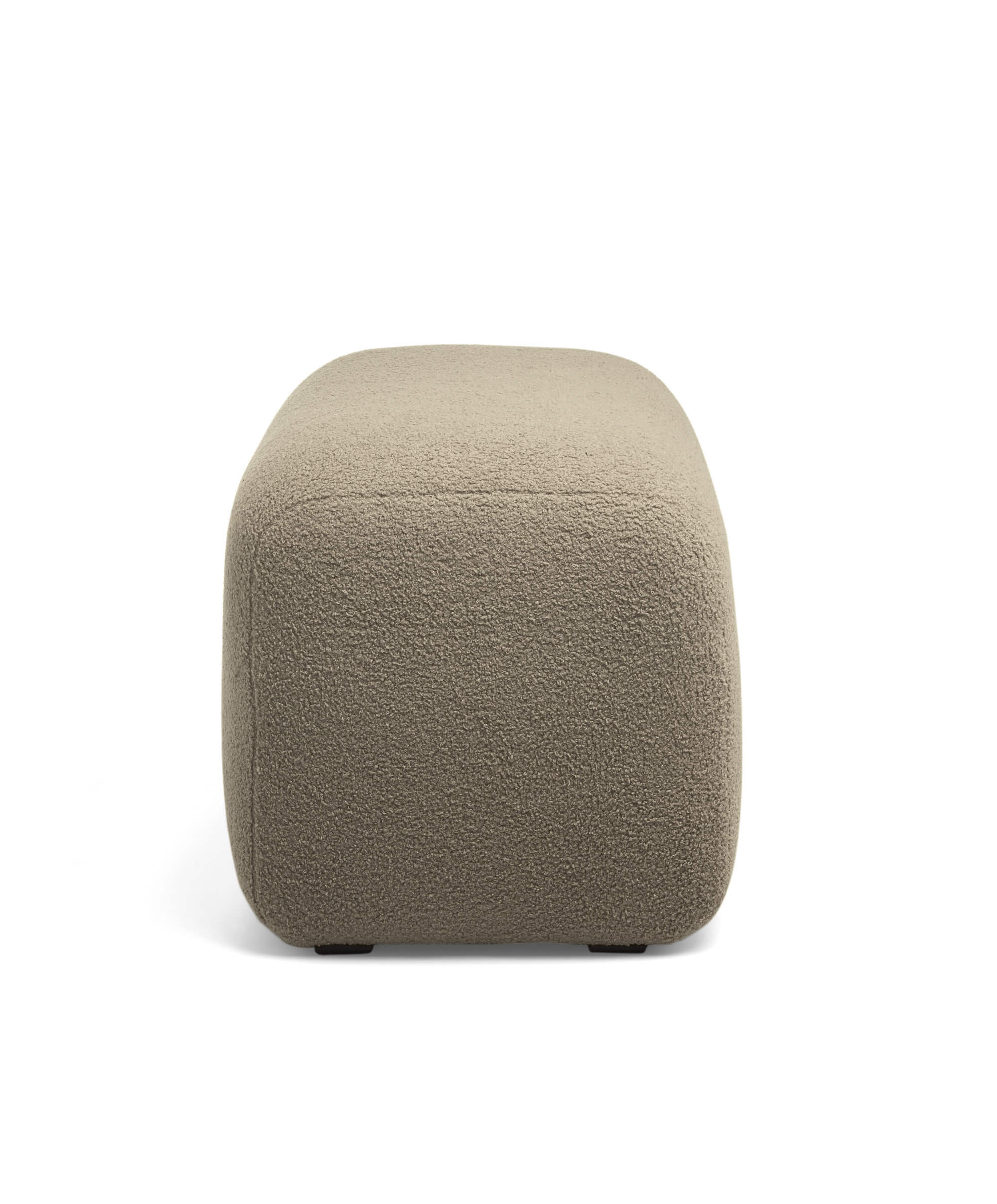 Royton Footstool - Mink Boucle - Image 2
