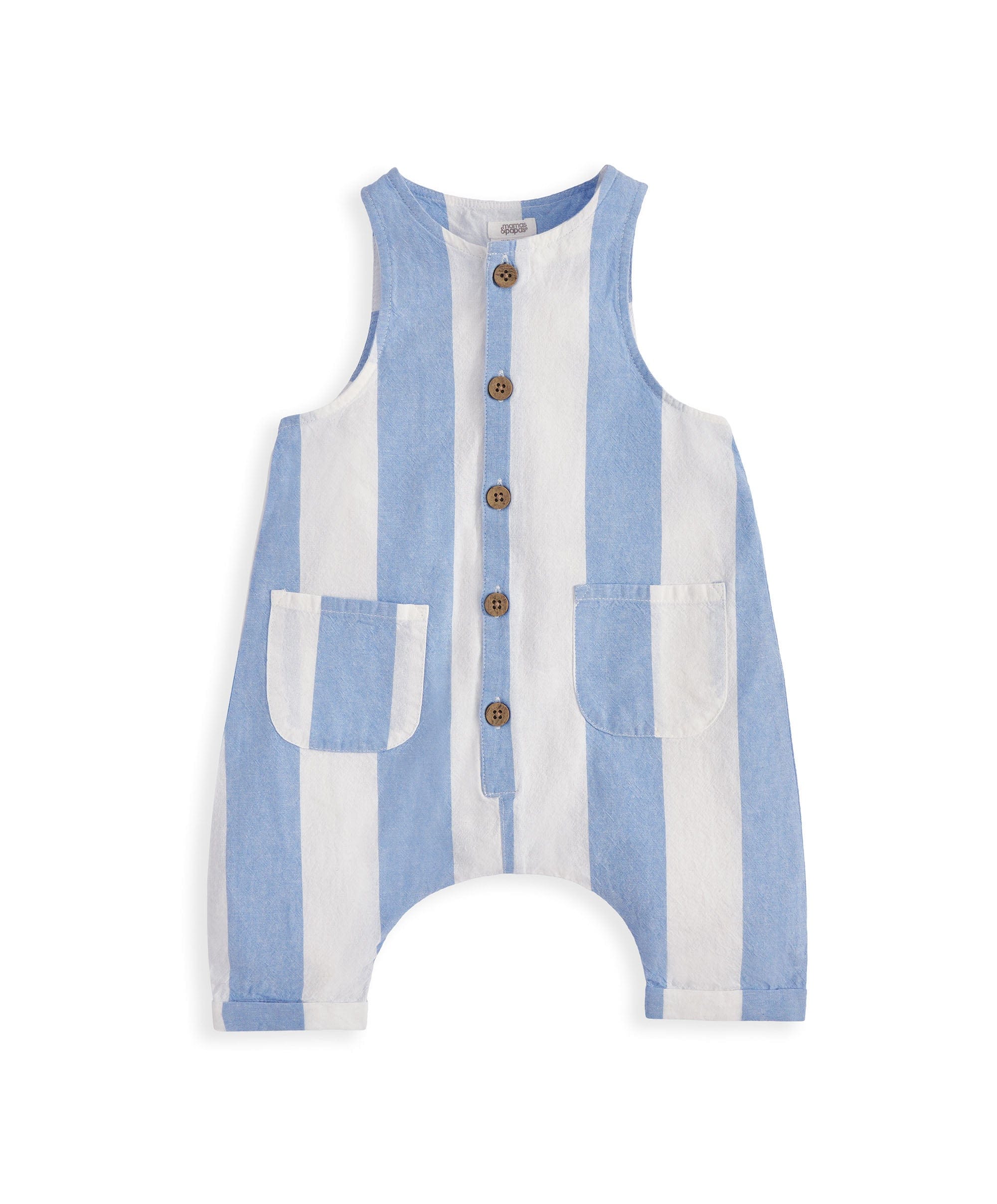 Slouchy Striped Romper - Image 2