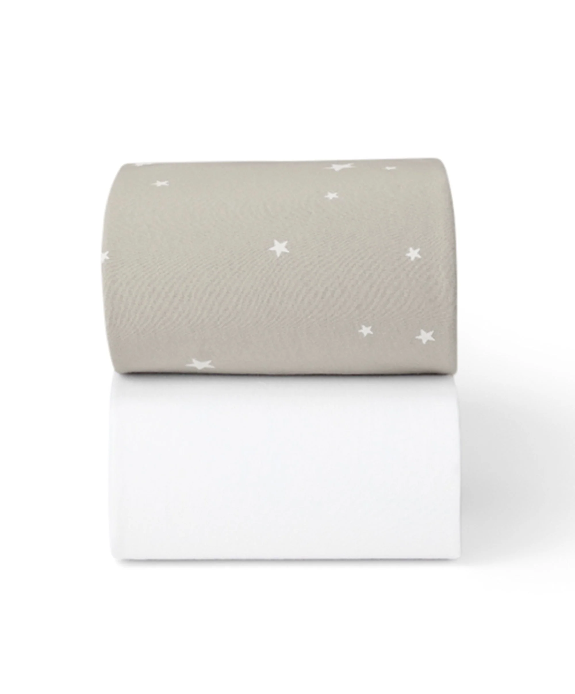 Snüz Twin Pack Cot & Cotbed Sheets - Grey Star