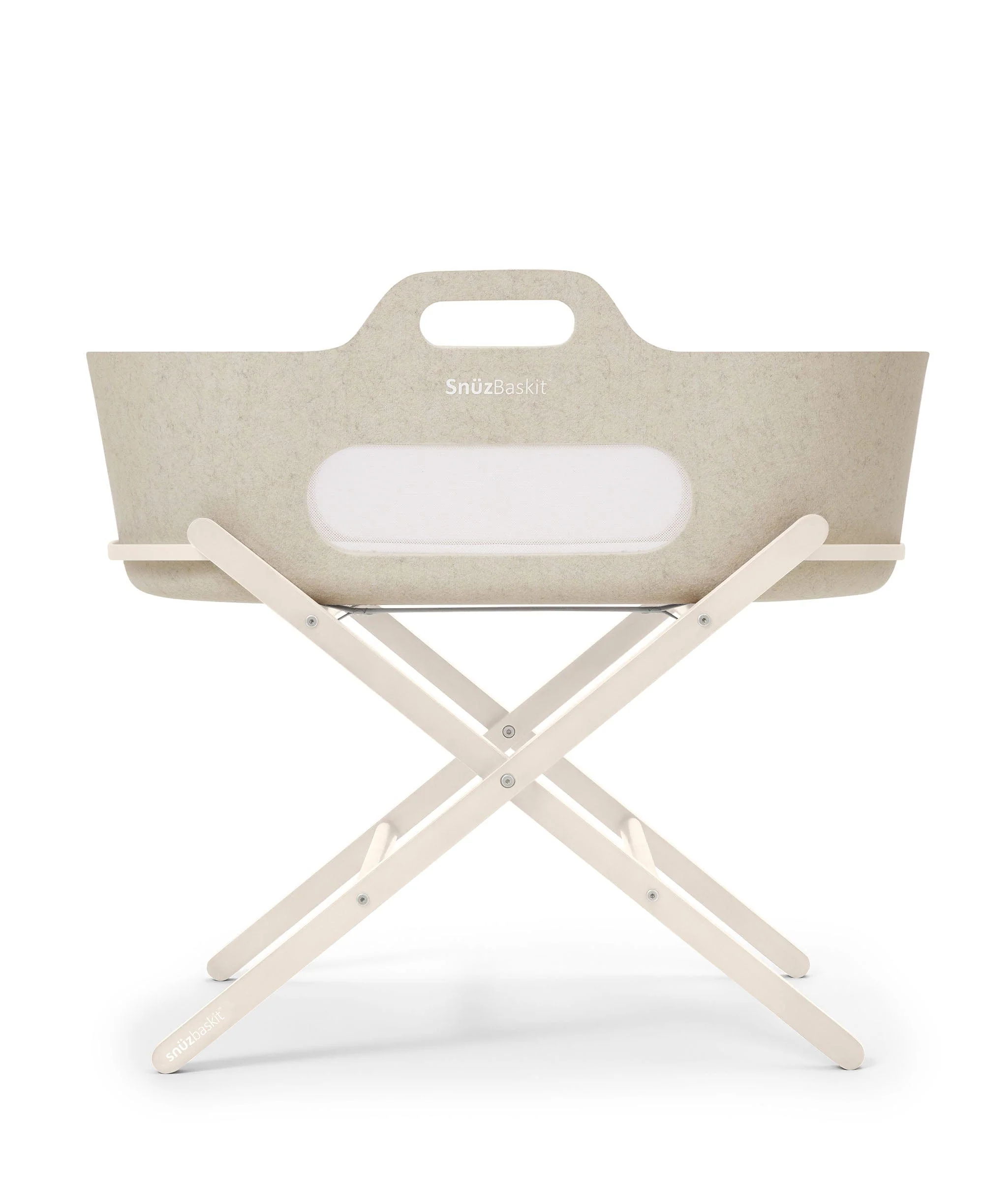 SnuzBaskit Barley Moses Basket and Cashmere Stand - Barley/Cashmere - Image 5