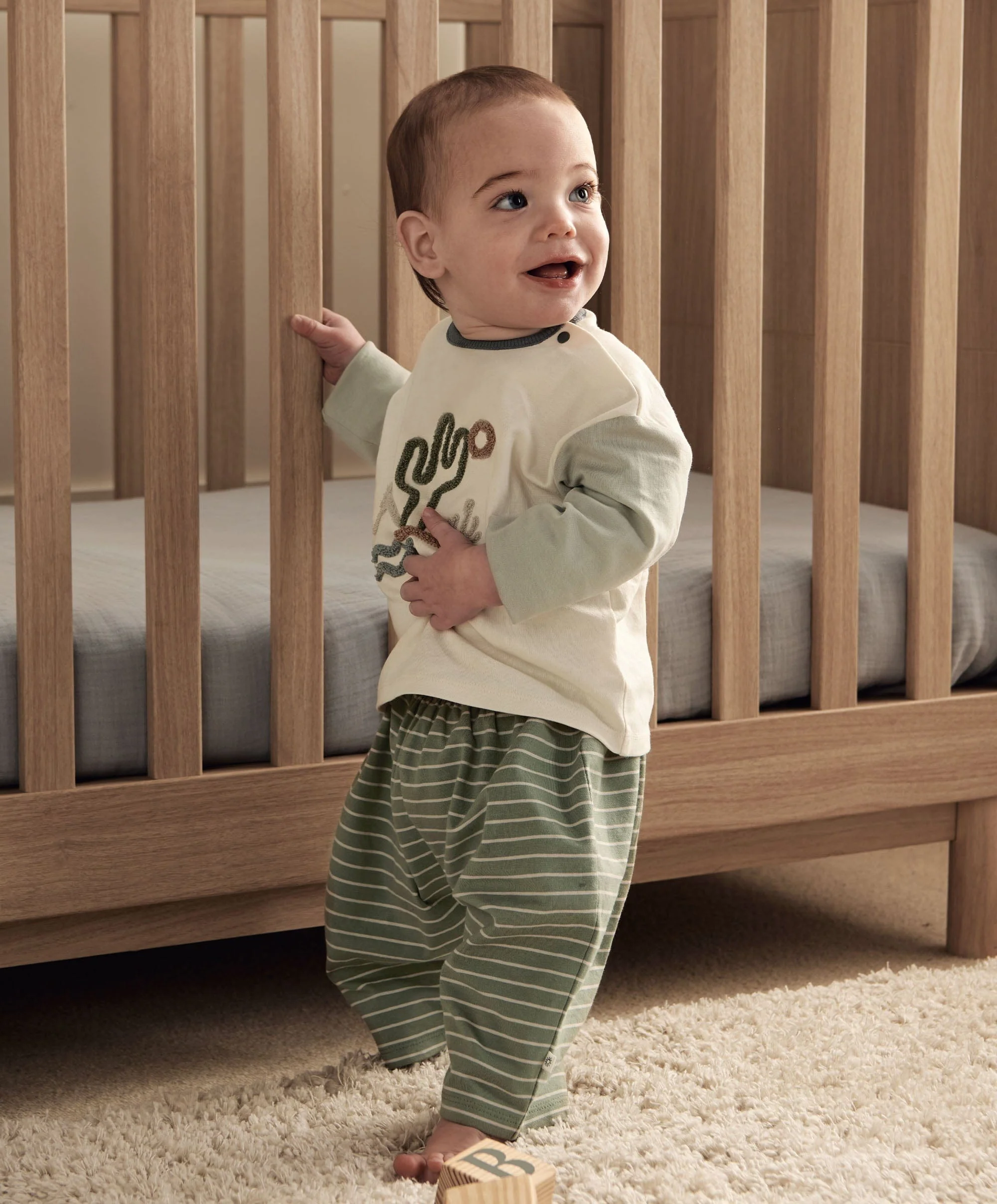 Cactus T-Shirt & Striped Trouser - Image 3