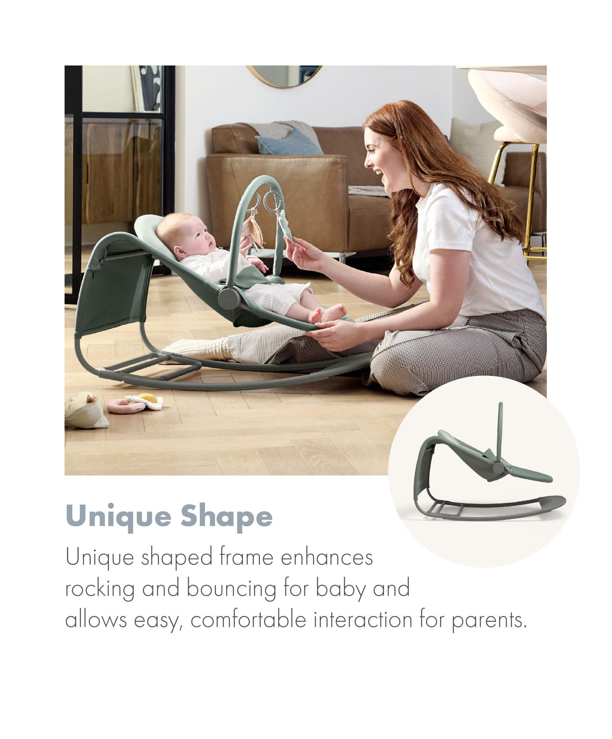 Tempo 3-in-1 Rocker/Bouncer - Ivy - Image 5
