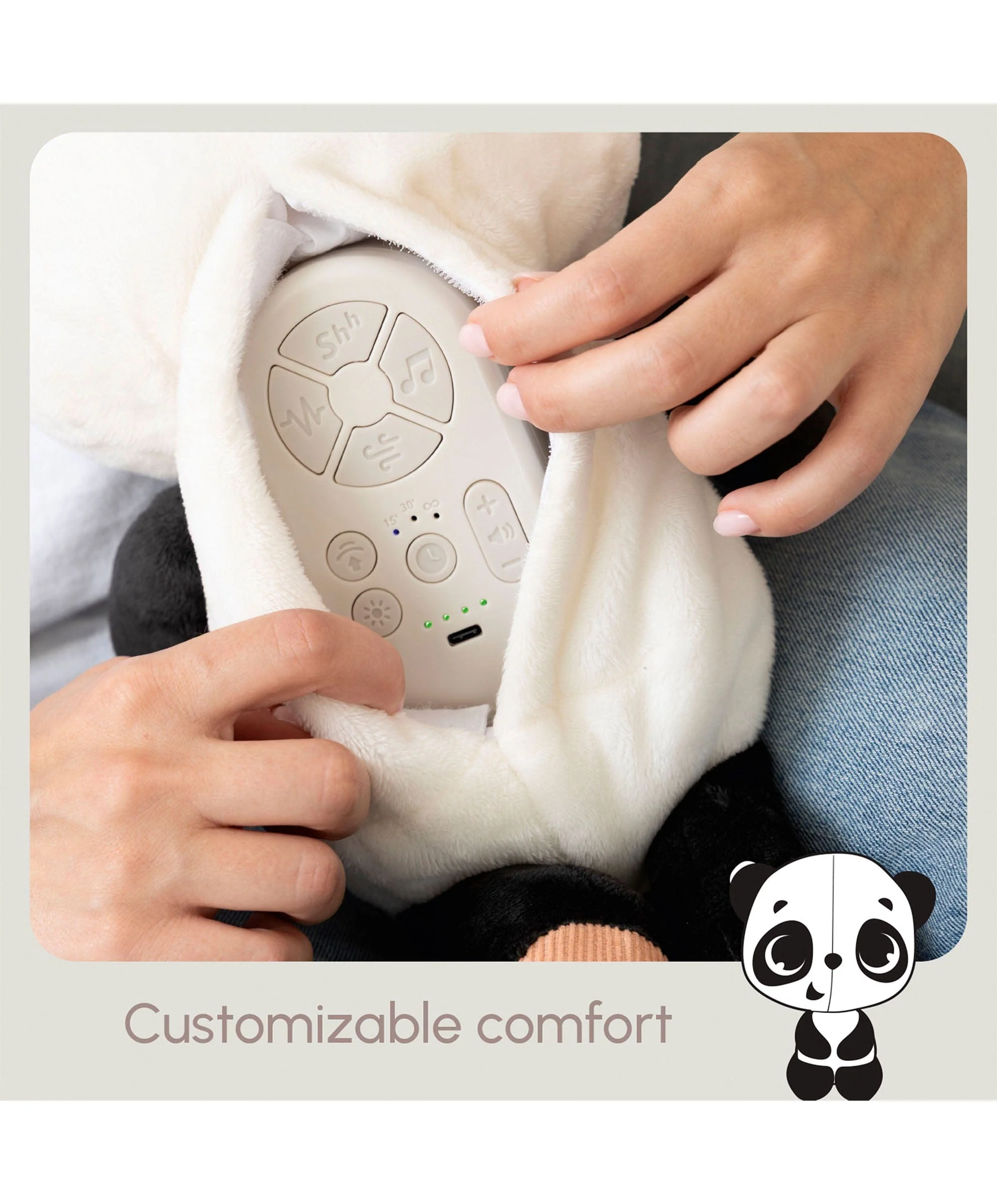 Tiny Love Snuggly Buddy - Panda - Image 9