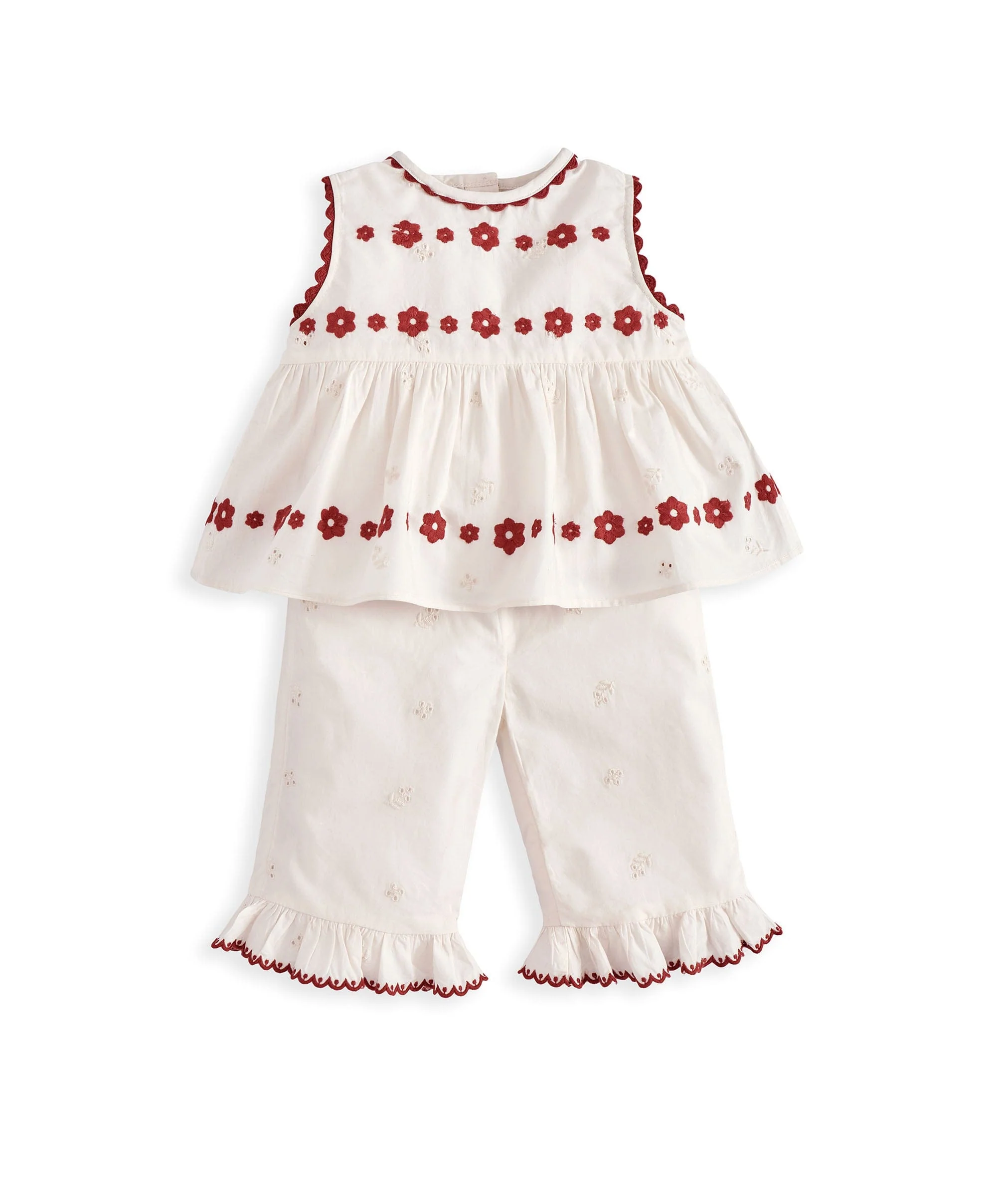 Embroidery Top & Trouser Set - Image 5