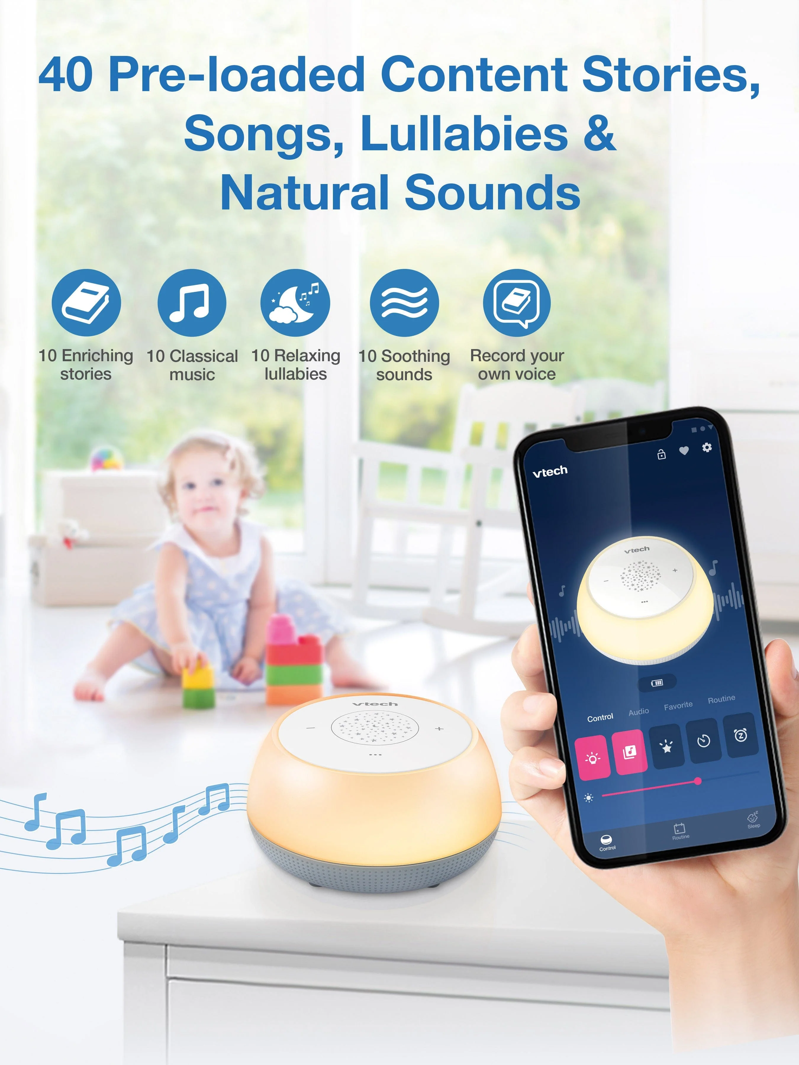 VTech V-Hush Mini Sleep Soother - Image 5