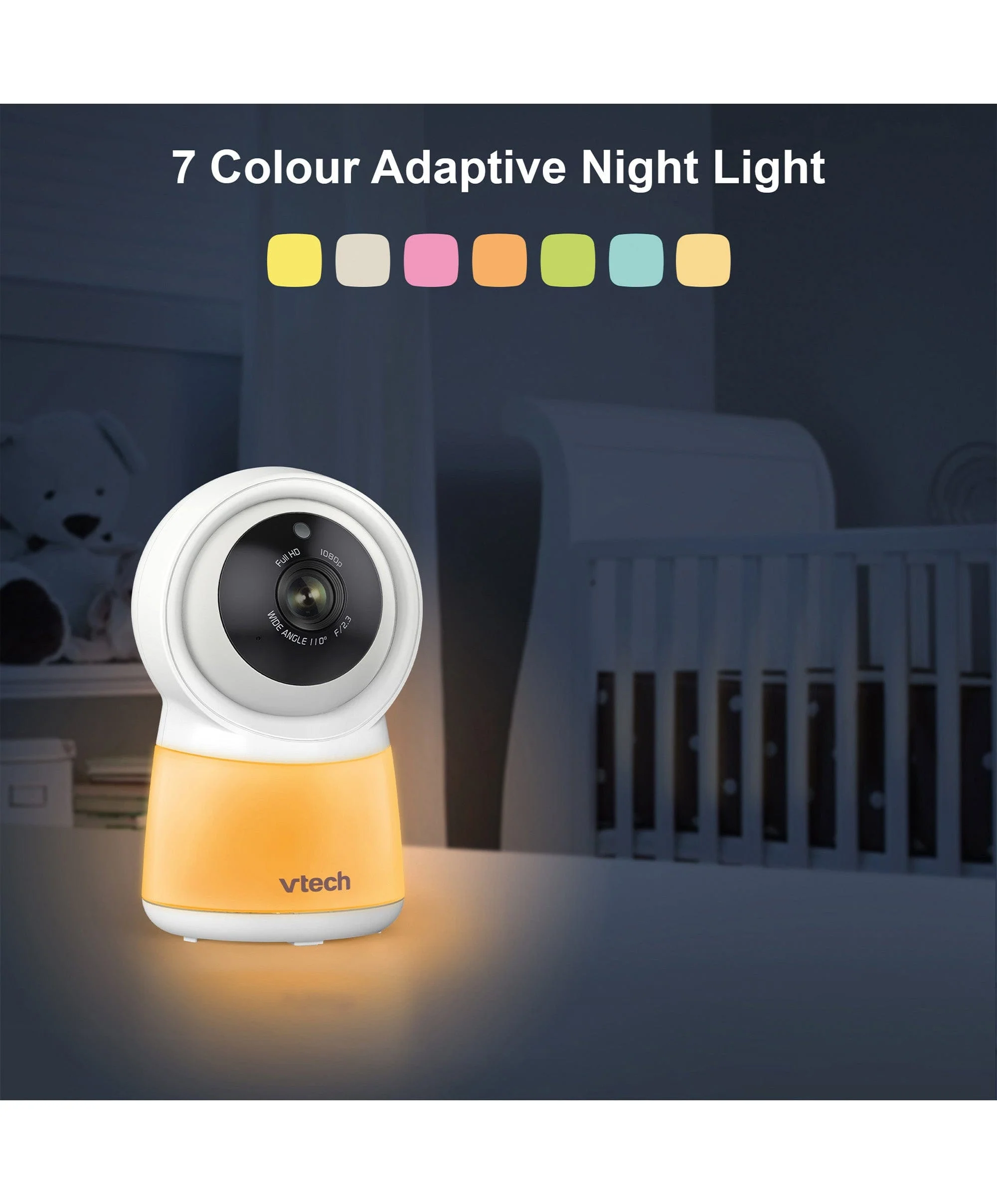 VTech RM5755HD 5 Smart Baby Monitor - White - Image 4