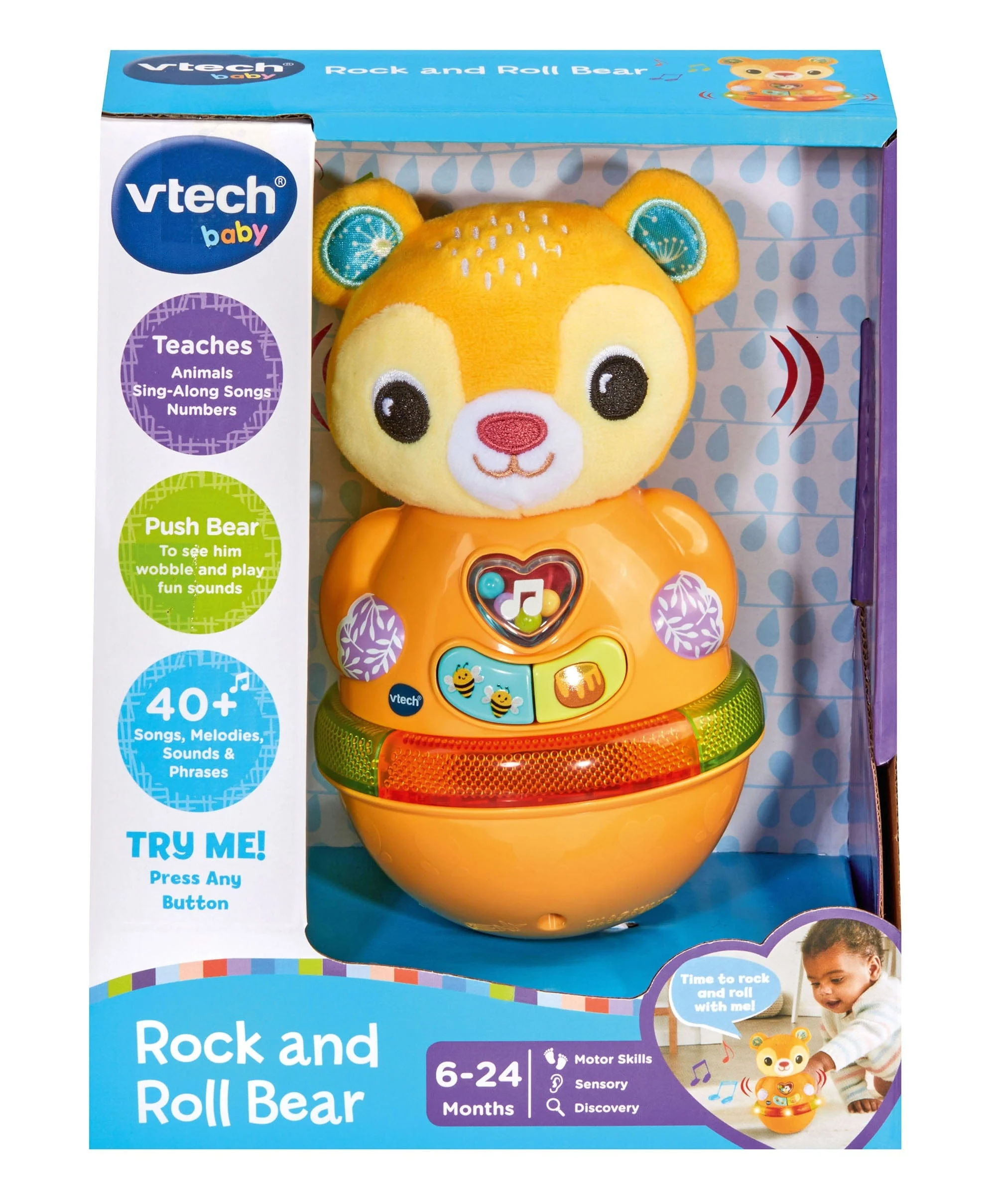 VTech Rock and Roll Bear Baby Toy - Image 7