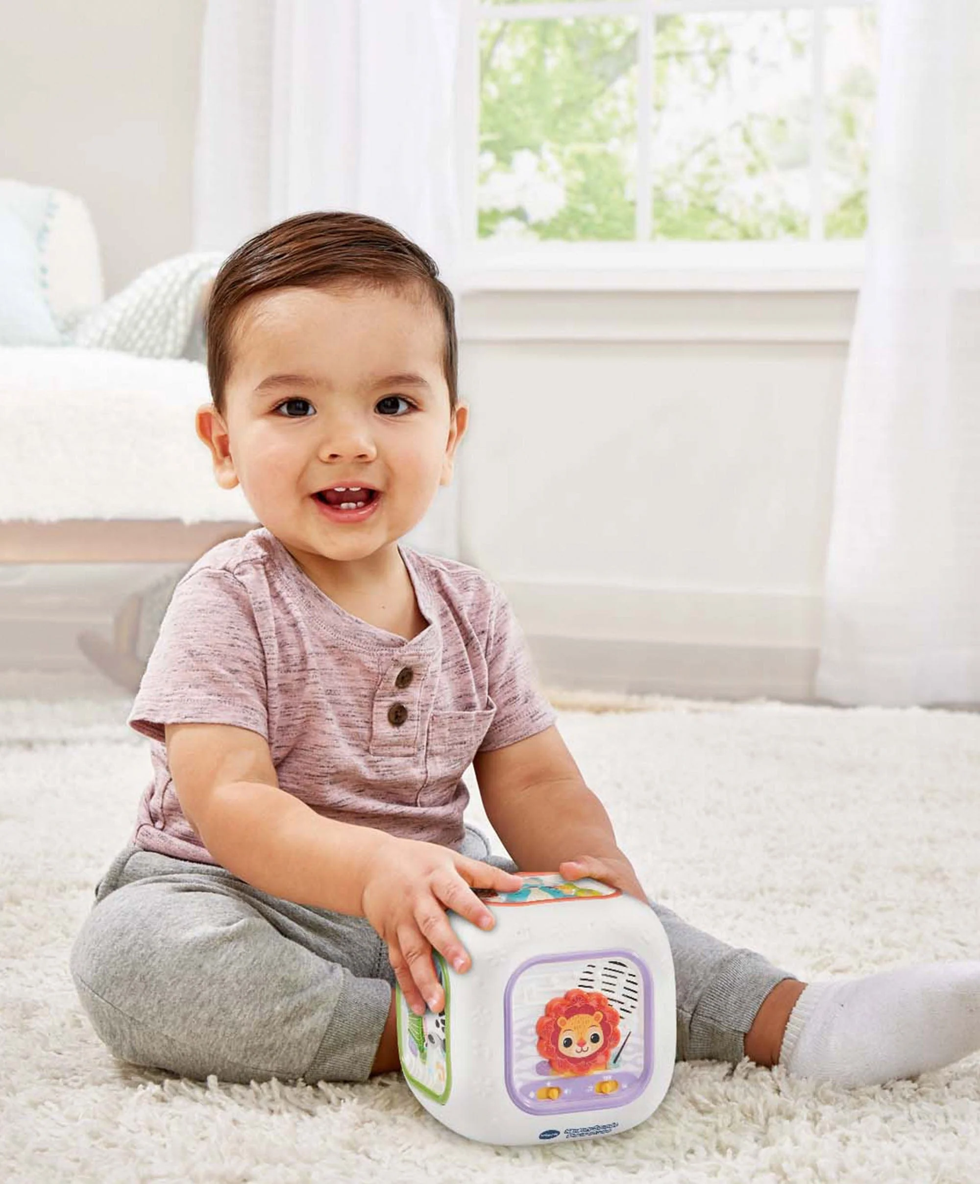 VTech Sensory Sounds Musical Cube Toy - Image 7