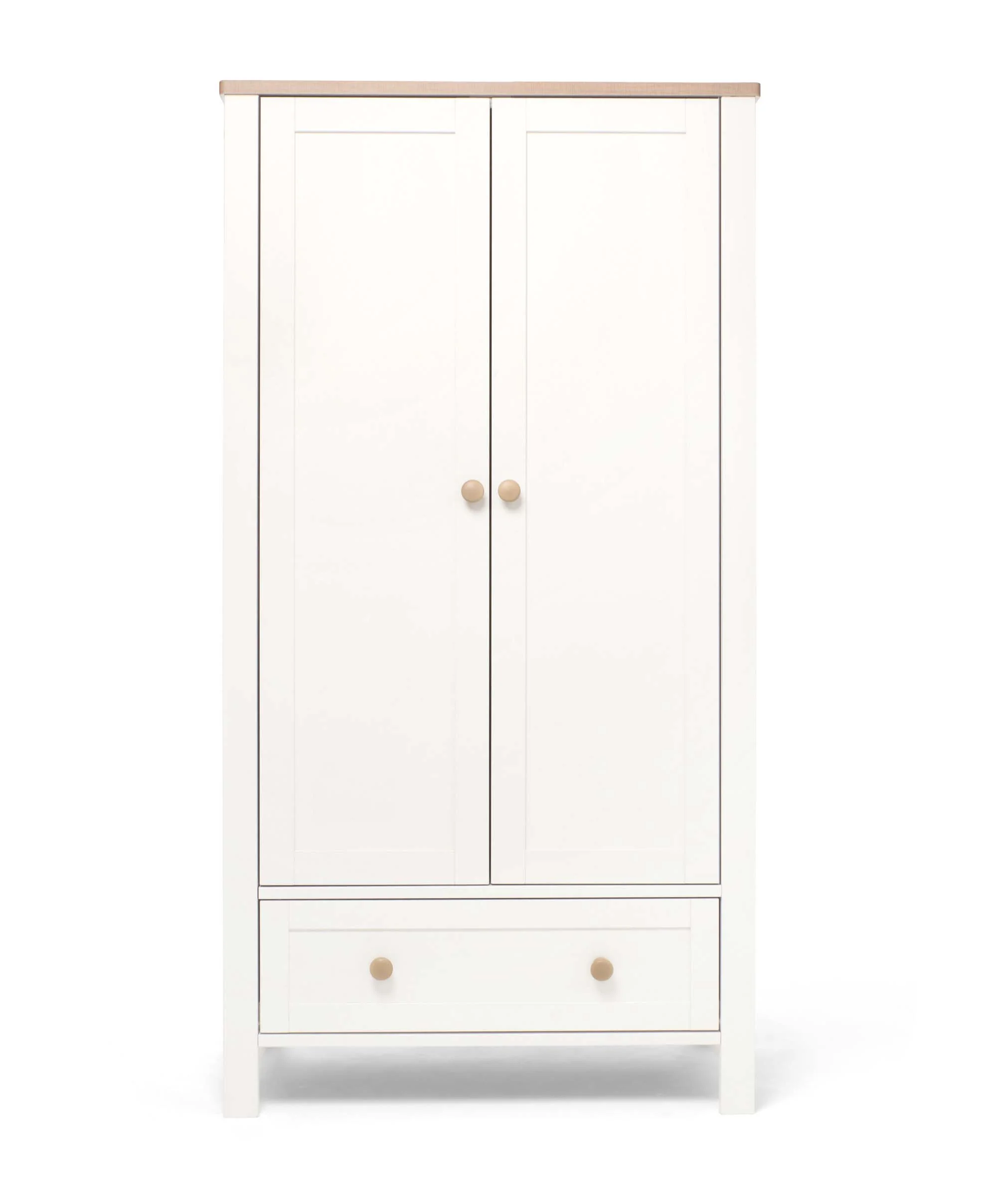 Wedmore Nursery Wardrobe - White/Natural - Image 7